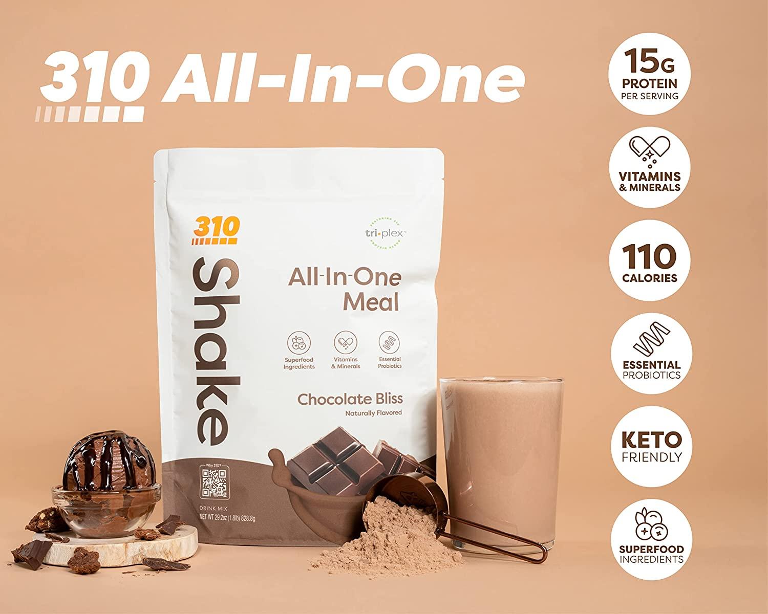 310 Nutrition – All-In-One Meal Replacement Shake with Shaker ...