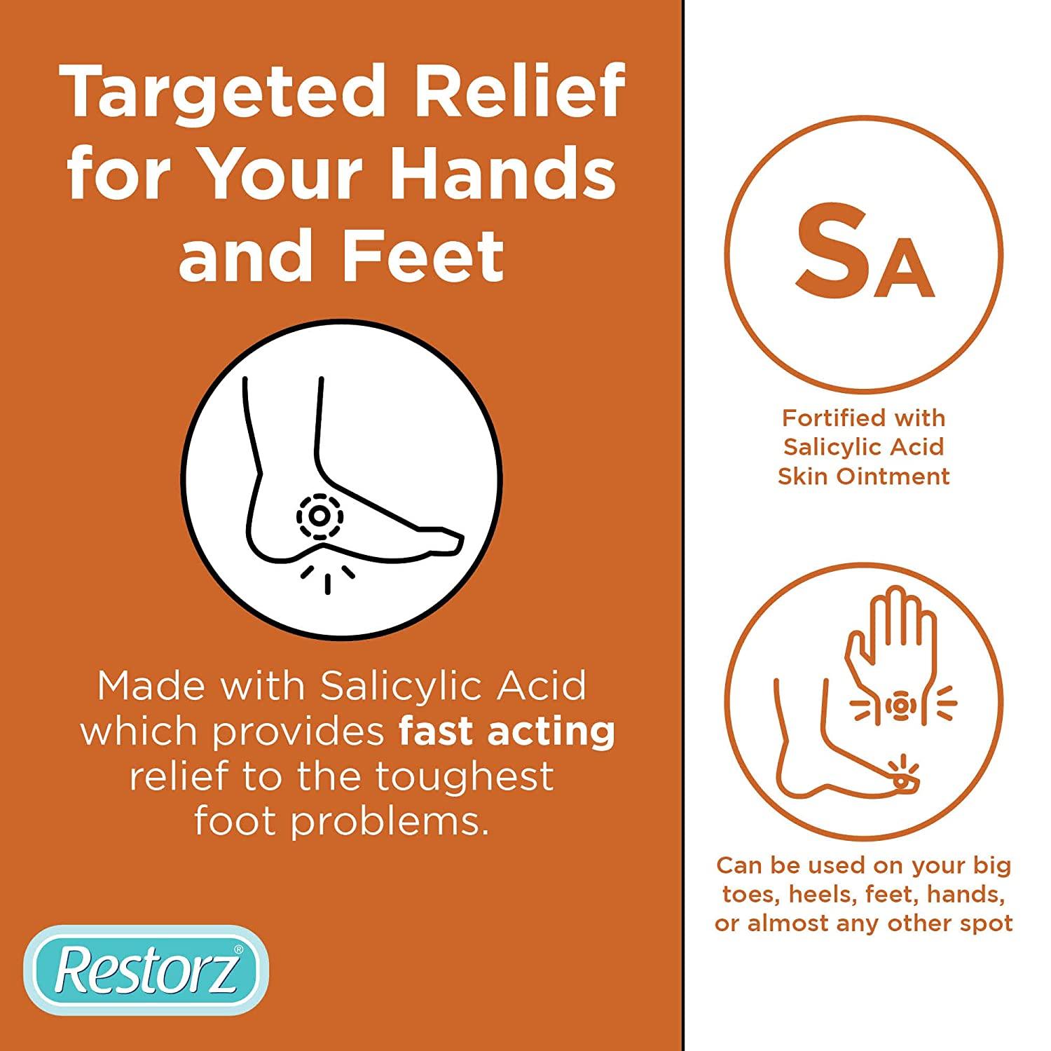 Restorz Corn and Callus Remover Stick with Salicylic Acid (1 Pack) No