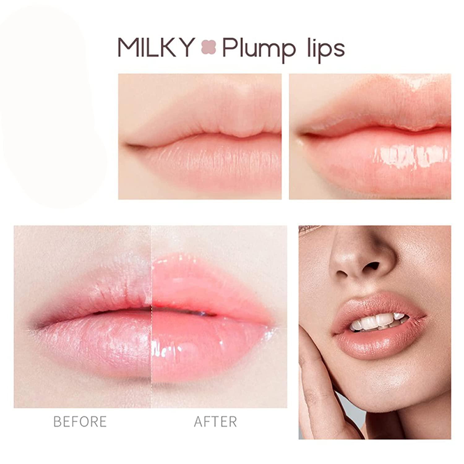 Pink Classic Lip Plumper Natural Lip Care Essence for Plump