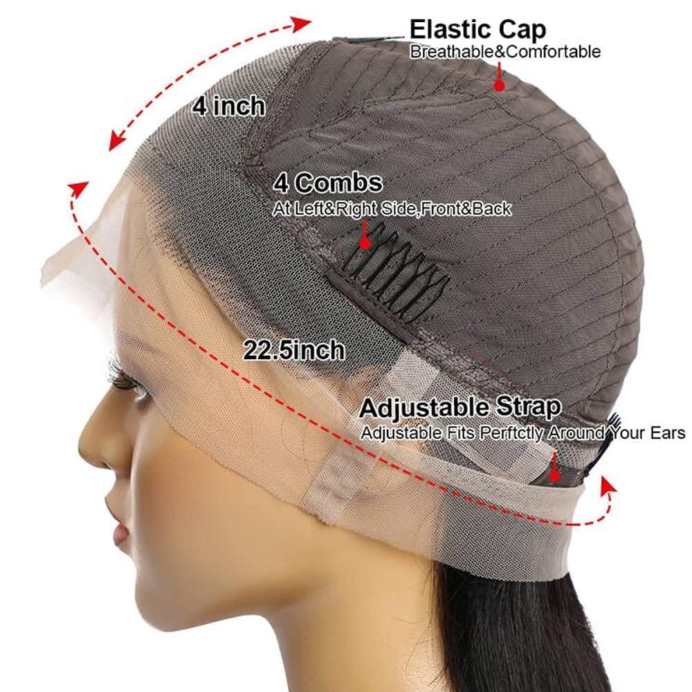 Full lace cap human hair deals wigs