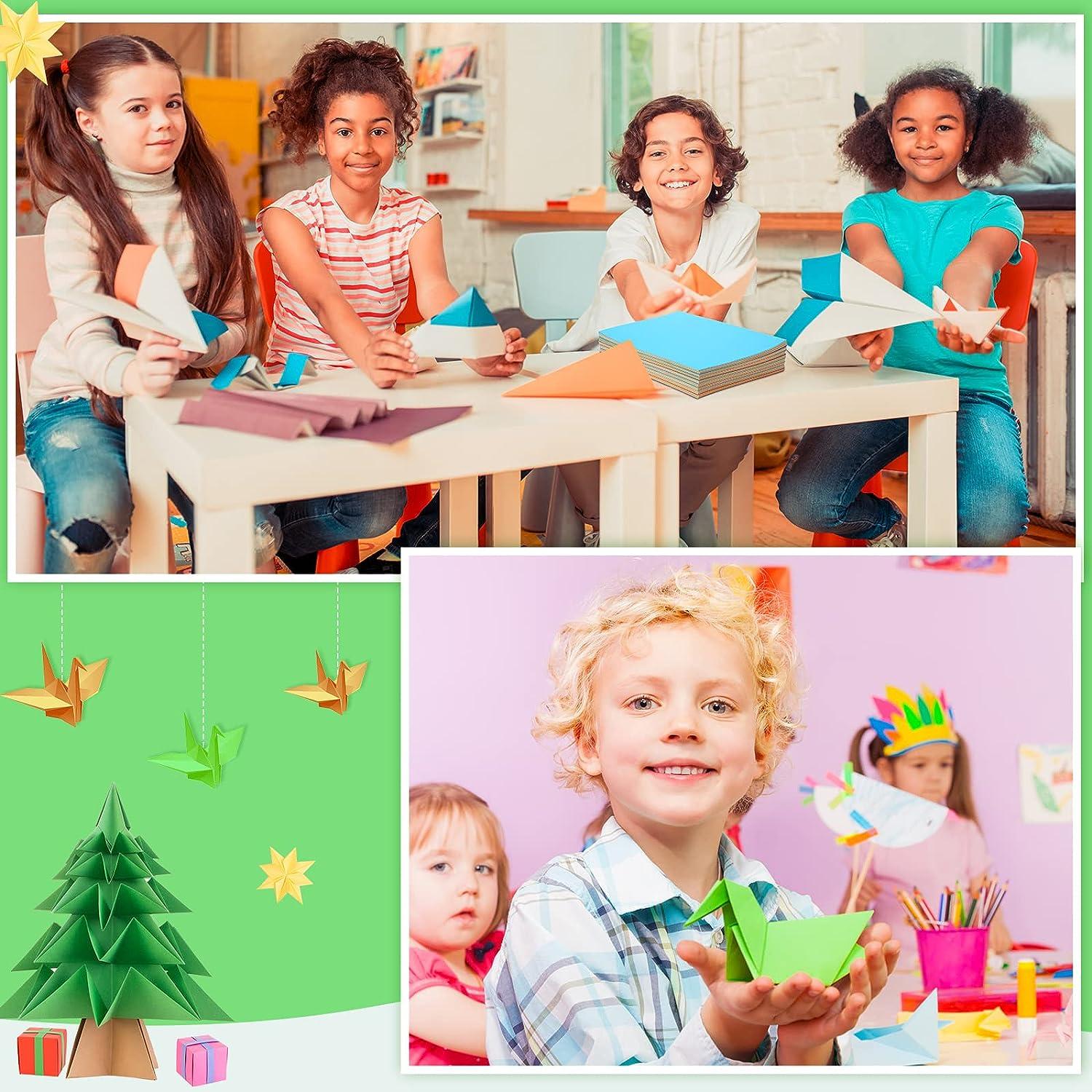 Construction Paper A4 Size, 1000 Sheets, 10 Colors Heavyweight