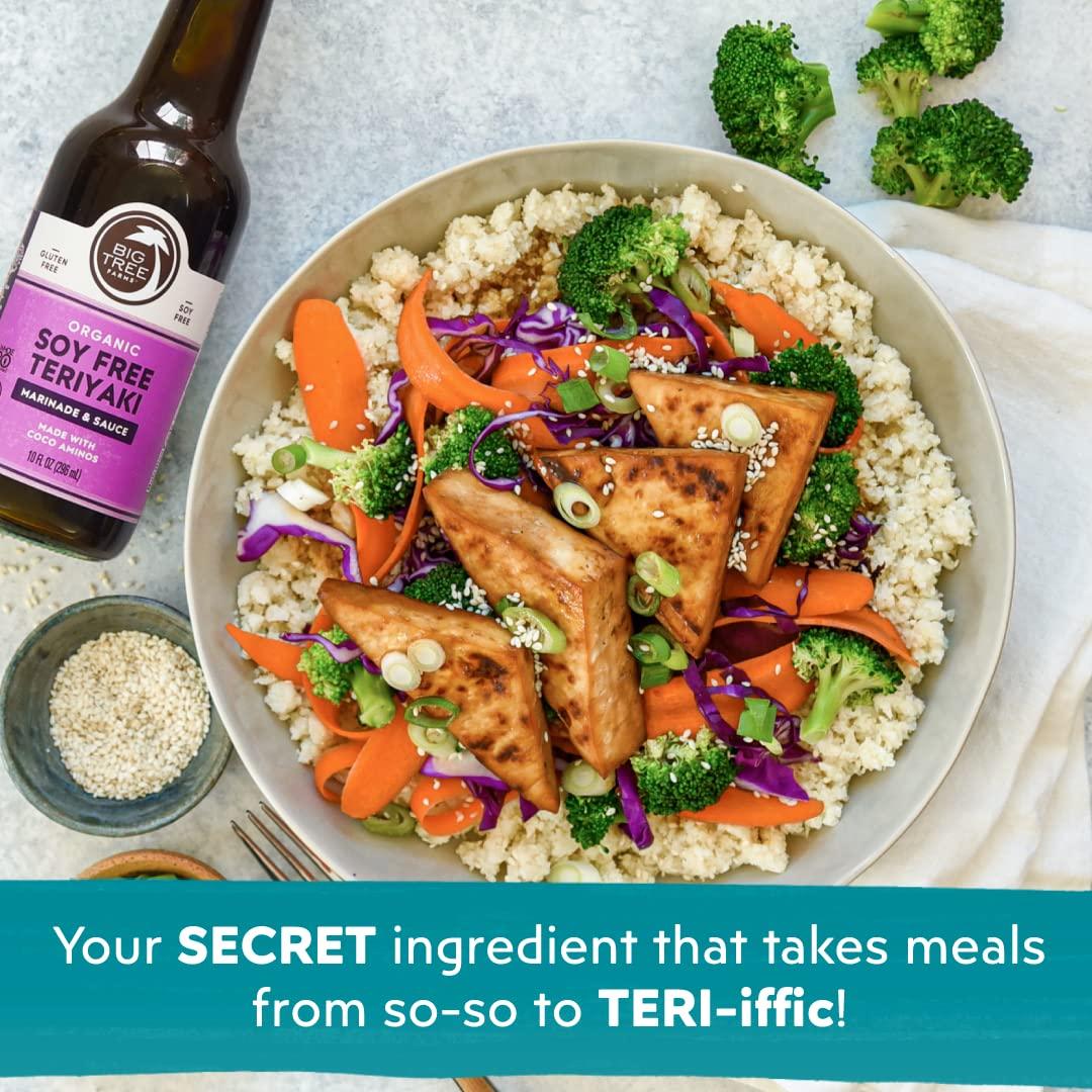 Big Tree Farms Organic Coco Aminos, Teriyaki Flavor, Soy Free, Vegan