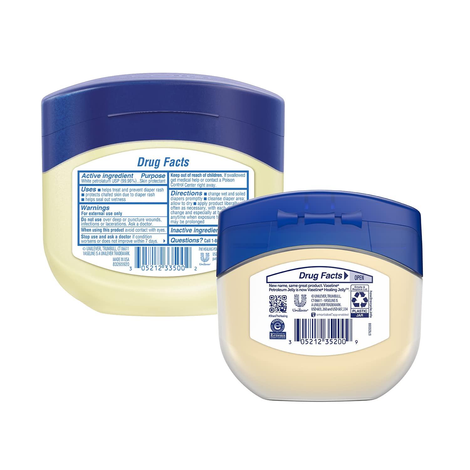 Vaseline Petroleum Jelly, Dermatologist Original, 100