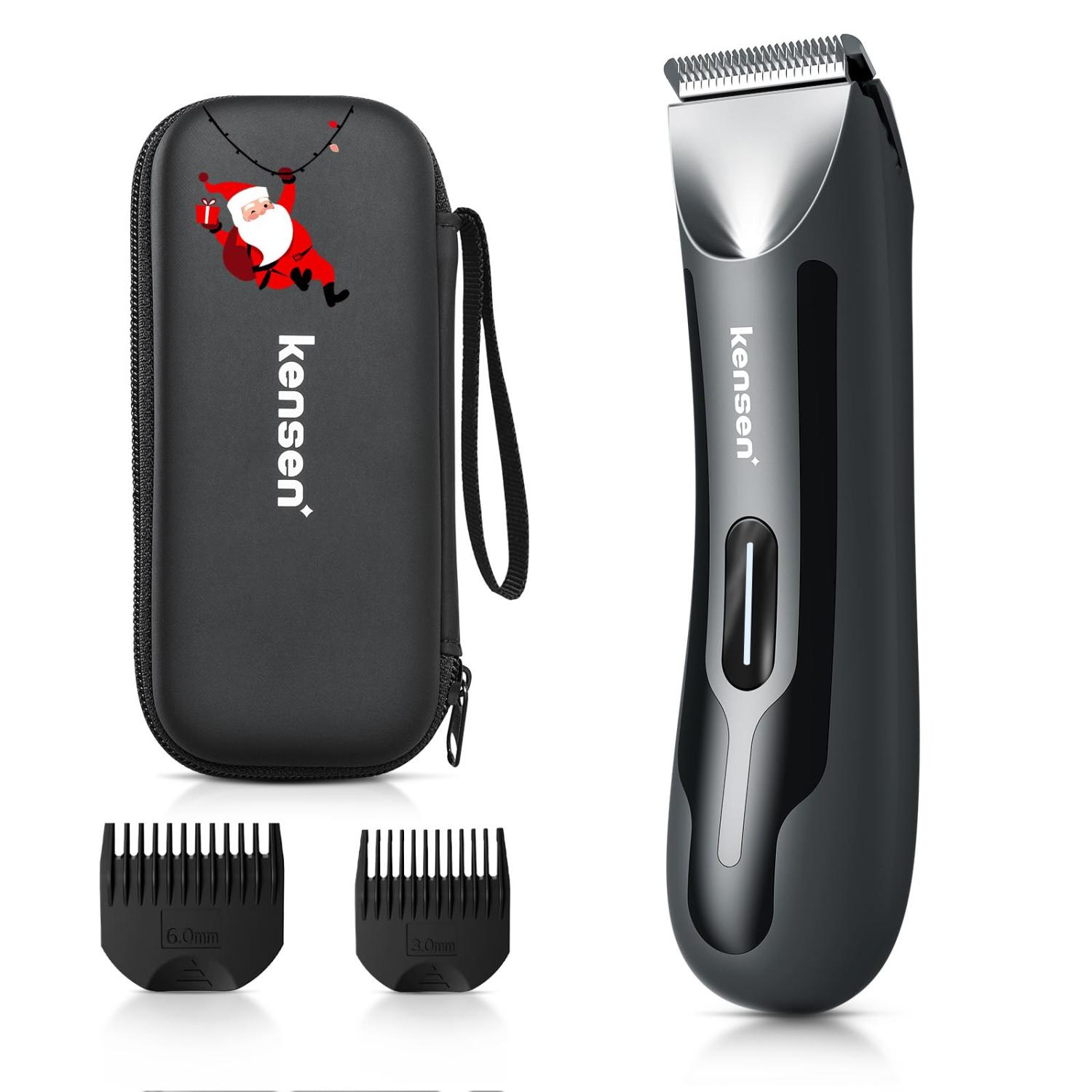 Body Hair Trimmer Men KENSEN Electric Groin Hair Manscape Rechargeable