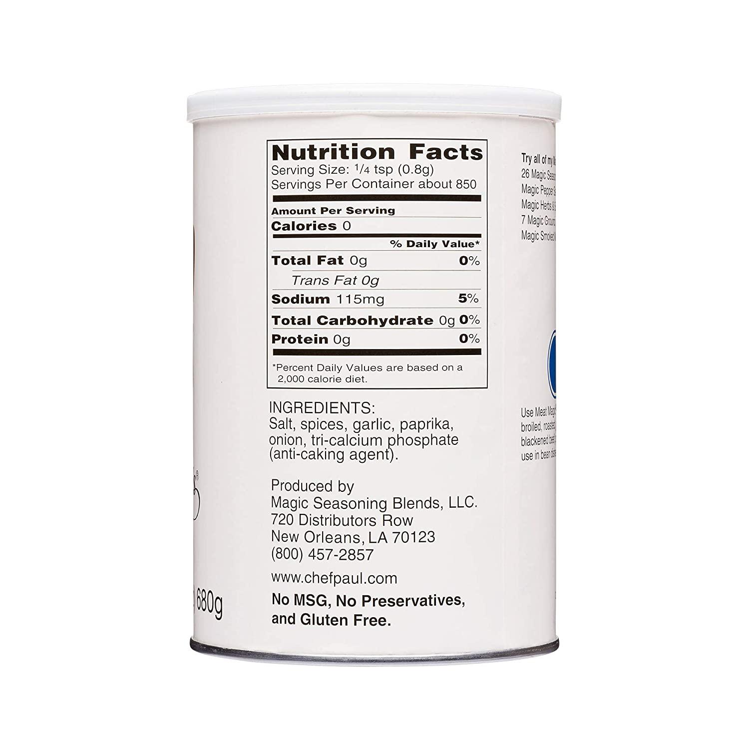 Chef Paul Prudhomme's Magic Seasoning Blends Meat Magic, 24Ounce