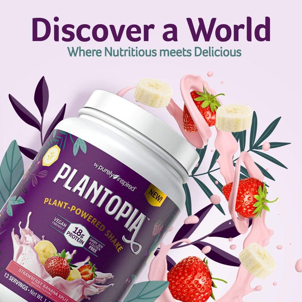 Vegan Protein Powder Purely Inspired Plantopia SilkySmooth Plant