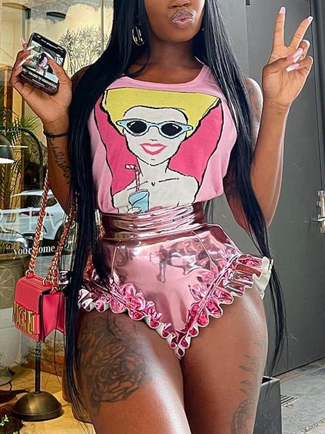 Pink hotsell rave shorts