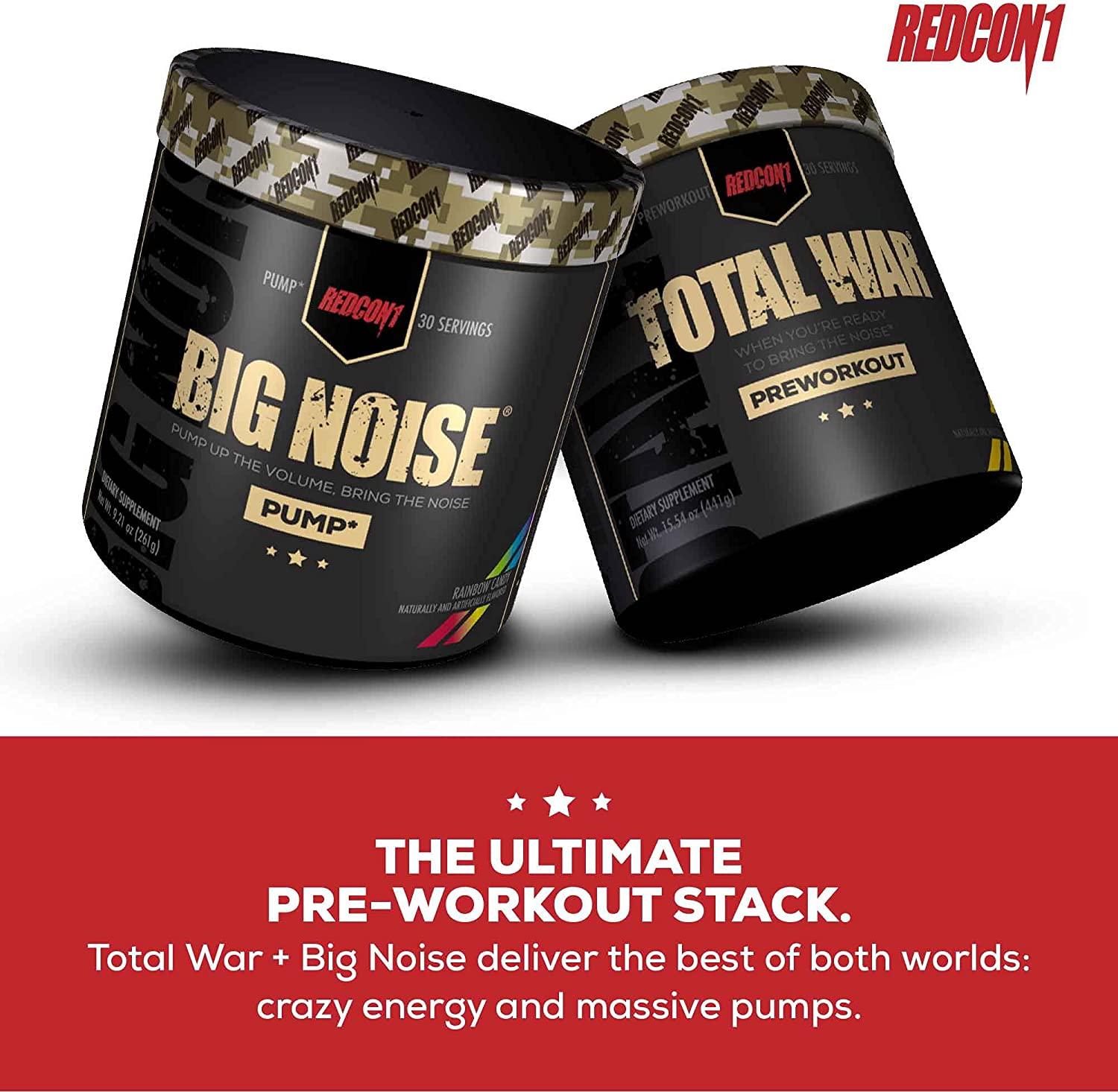 Redcon1 Big Noise Pump Formula (Unflavored) Non Stimulant Pre Workout