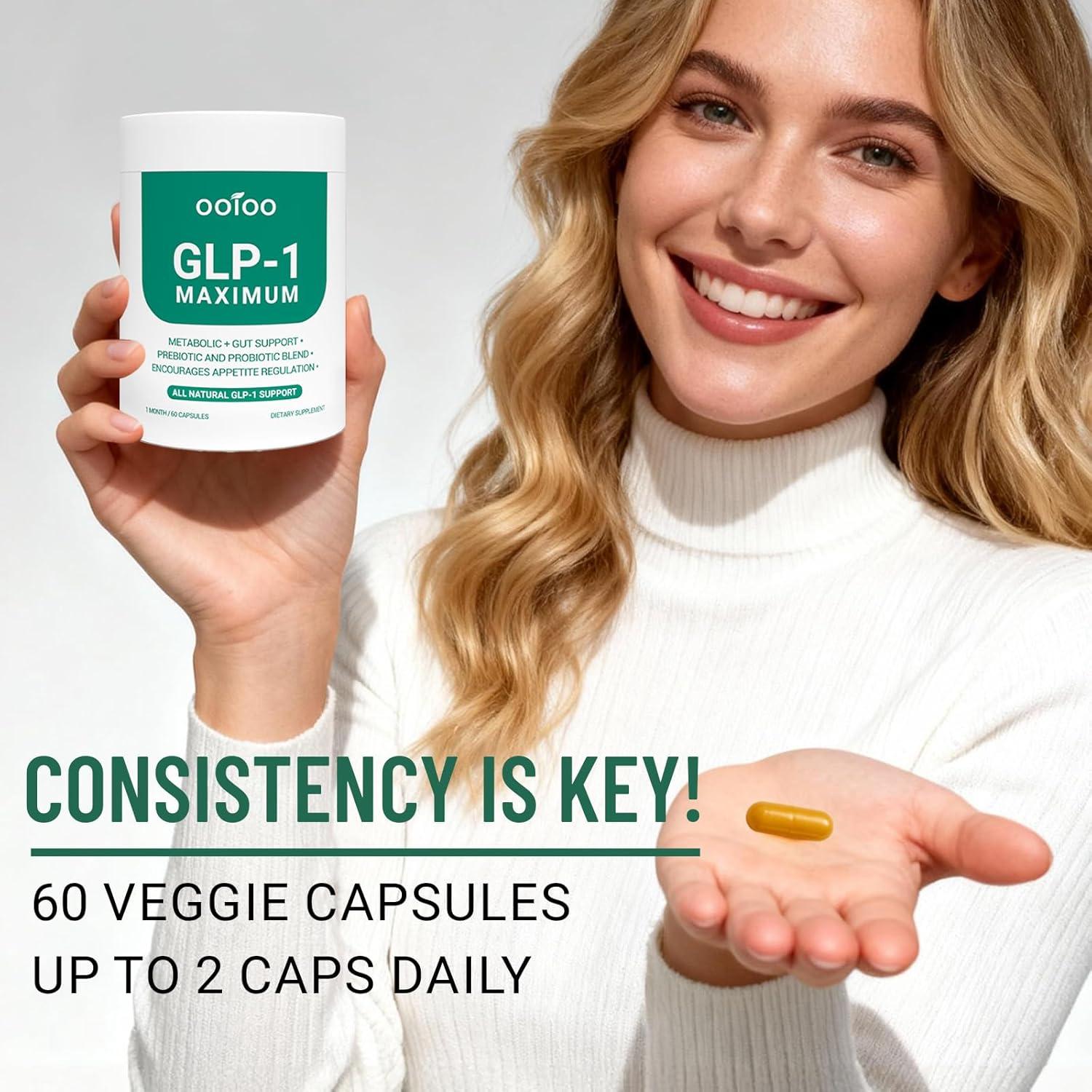 ooioo GLP-1 Weight Loss Supplement with Berberine Ceylon Cinnamon &  Probiotic Blend for Appetite GLP-1 Activate Metabolism & Gut Vegan Non-GMO  Halal Capsules for Men & Women | Buy Now with Express