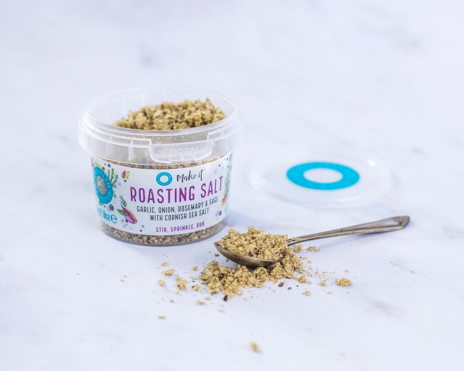 Cornish Sea Salt Tub (8 Pack Roasting Salt 50g)