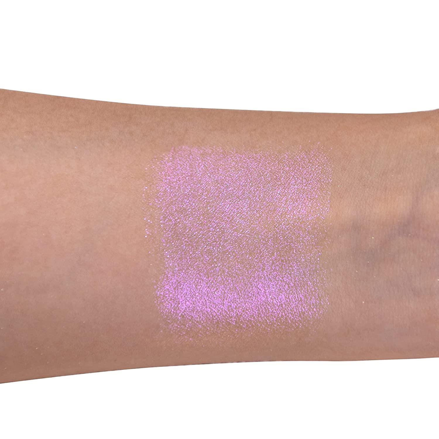 ONLYBETTER Long Lasting Cream Glitter Face Highlighter Purple Rose Purple