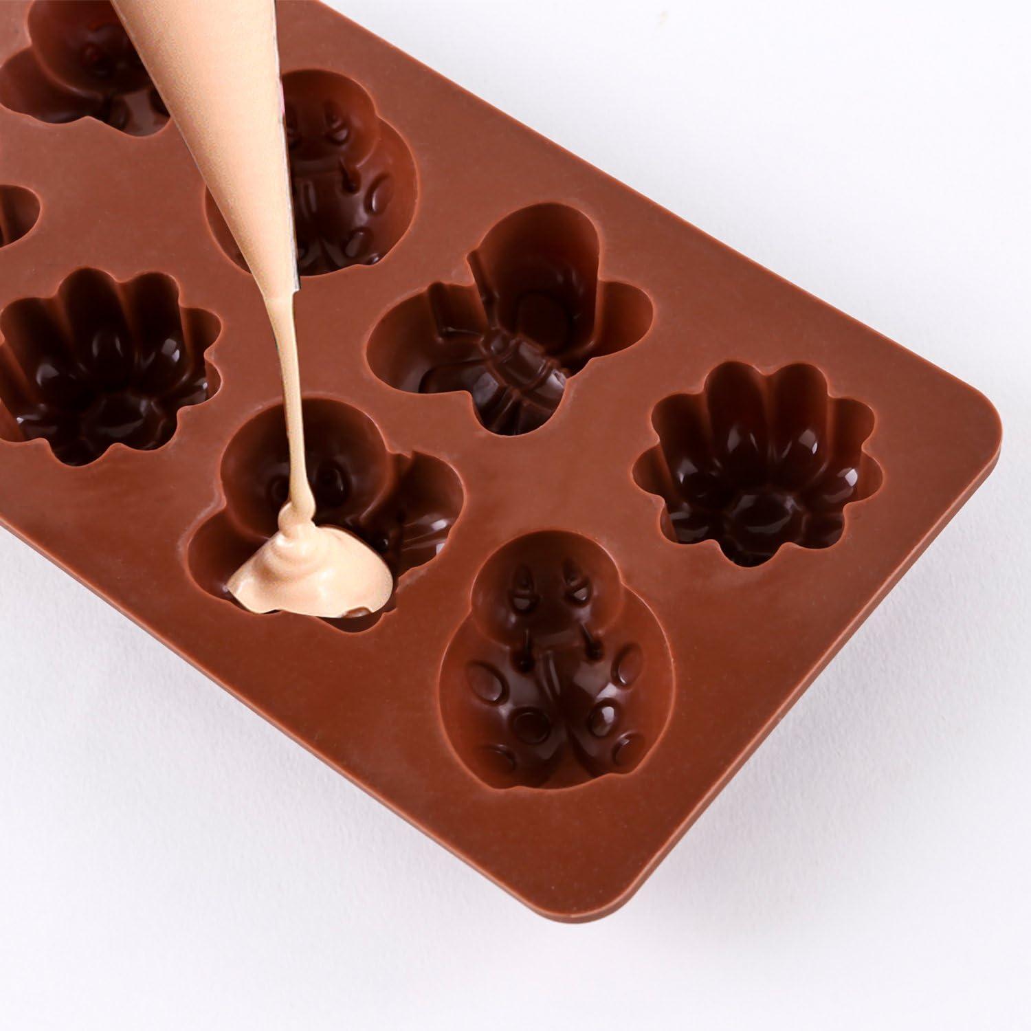 Silicone Chocolate Molds, Chocolate Candy Mold, Cake Chocolate Making Molds  Hard Chocolate Molds Kit for Kid, Men, Women Baking