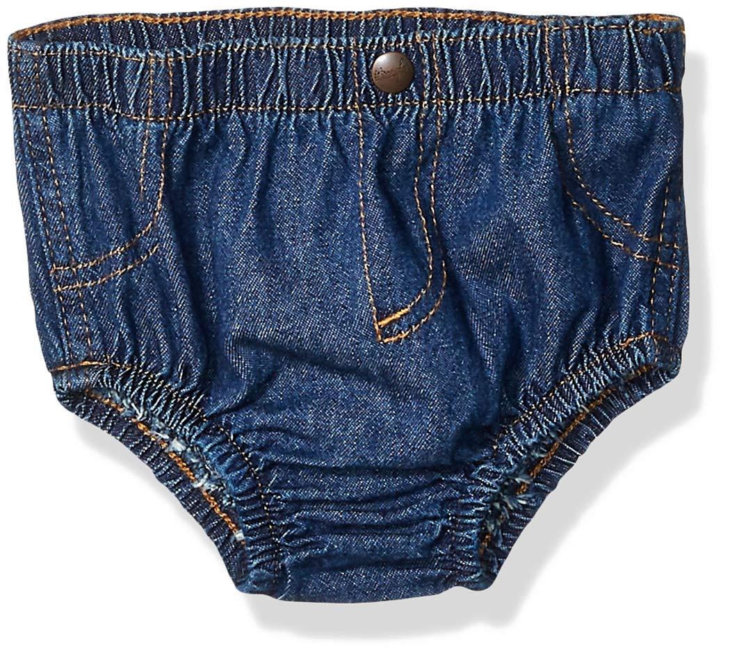 Wrangler Baby Boys' Diaper Cover 6 Months Washed Indigo