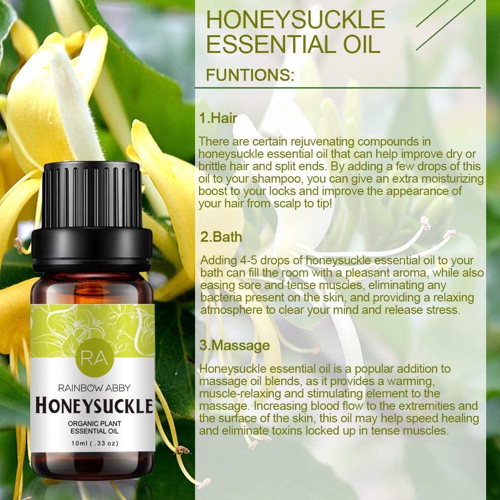 2 Pack Honeysuckle Essential Oil 100 Pure Oganic Plant Natrual