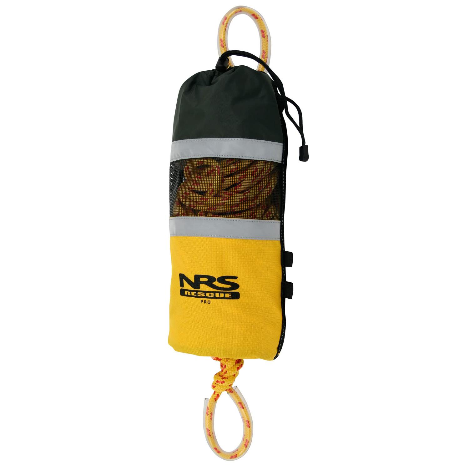 NRS Pro Rescue Throw Rope - Yellow | High-Quality Water Safety Equipment