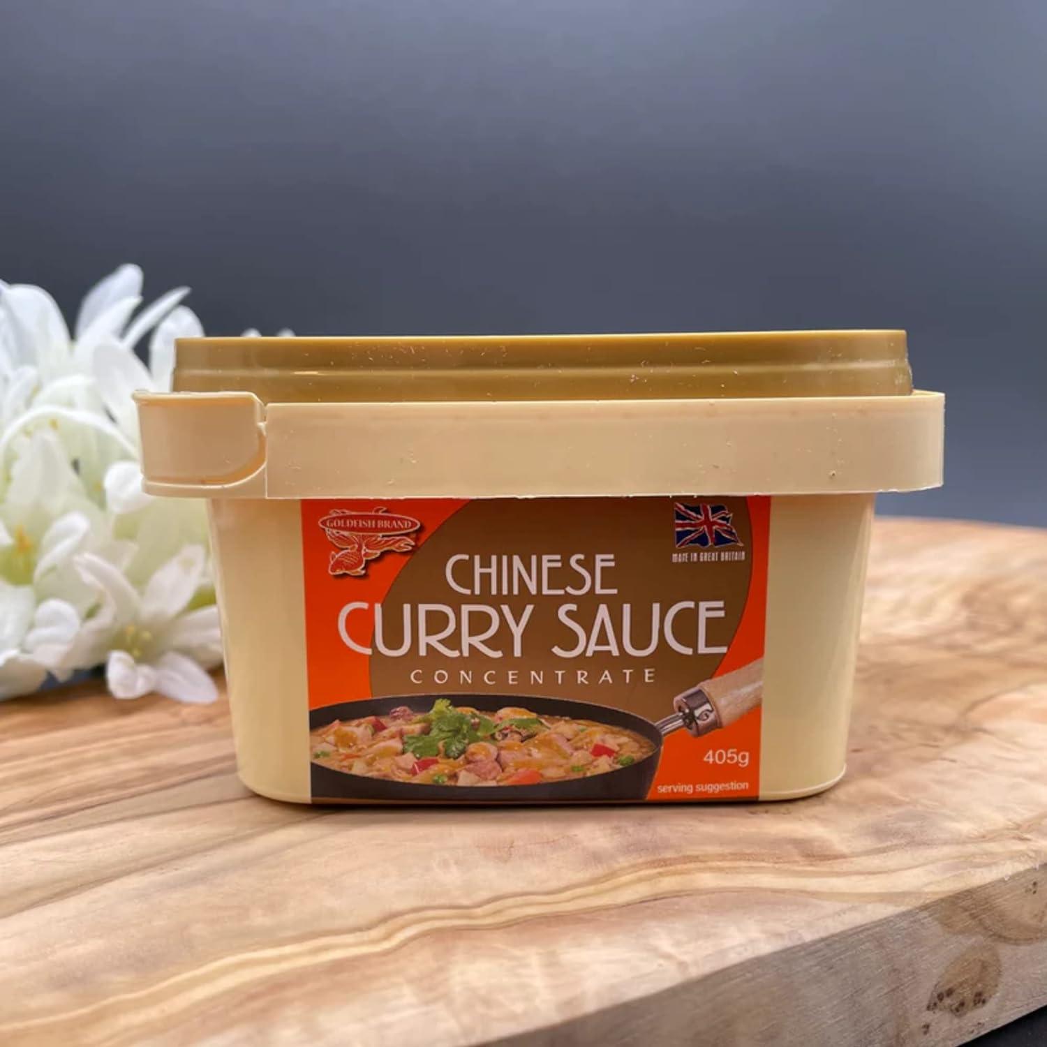Goldfish Chinese Takeaway Curry Sauce Paste Concentrate 405g Original