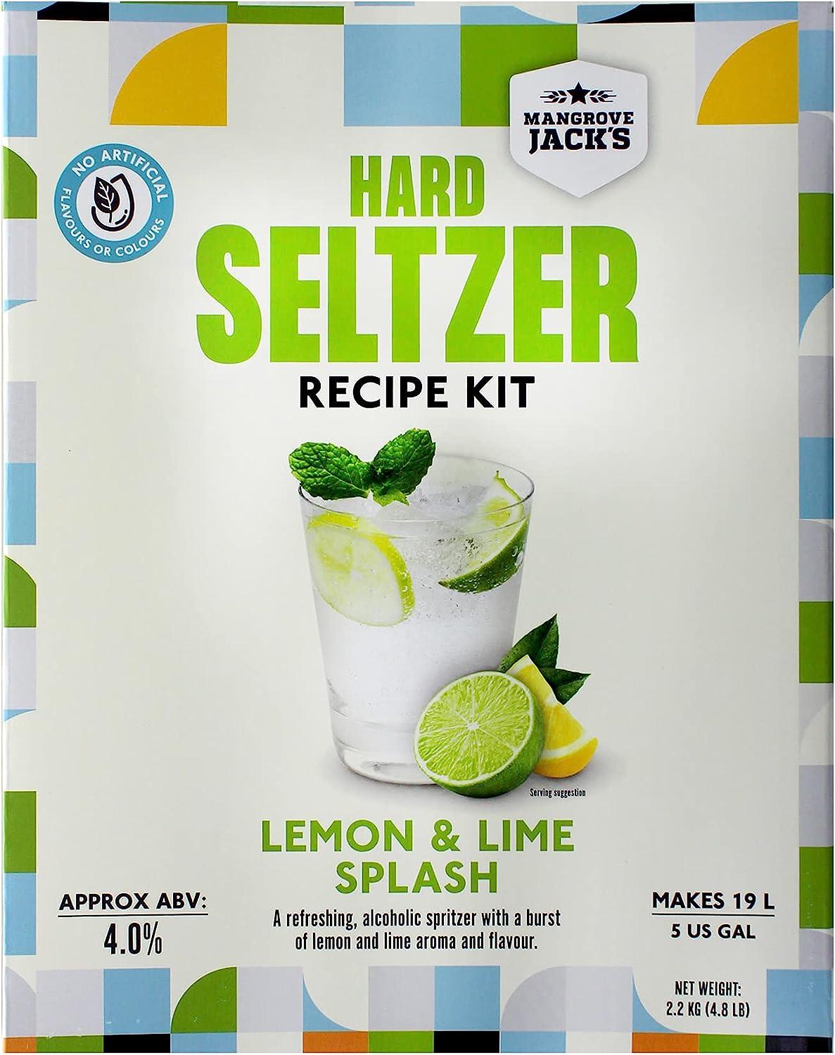 Mangrove Jacks Hard Seltzer Kit Lemon & Lime Splash