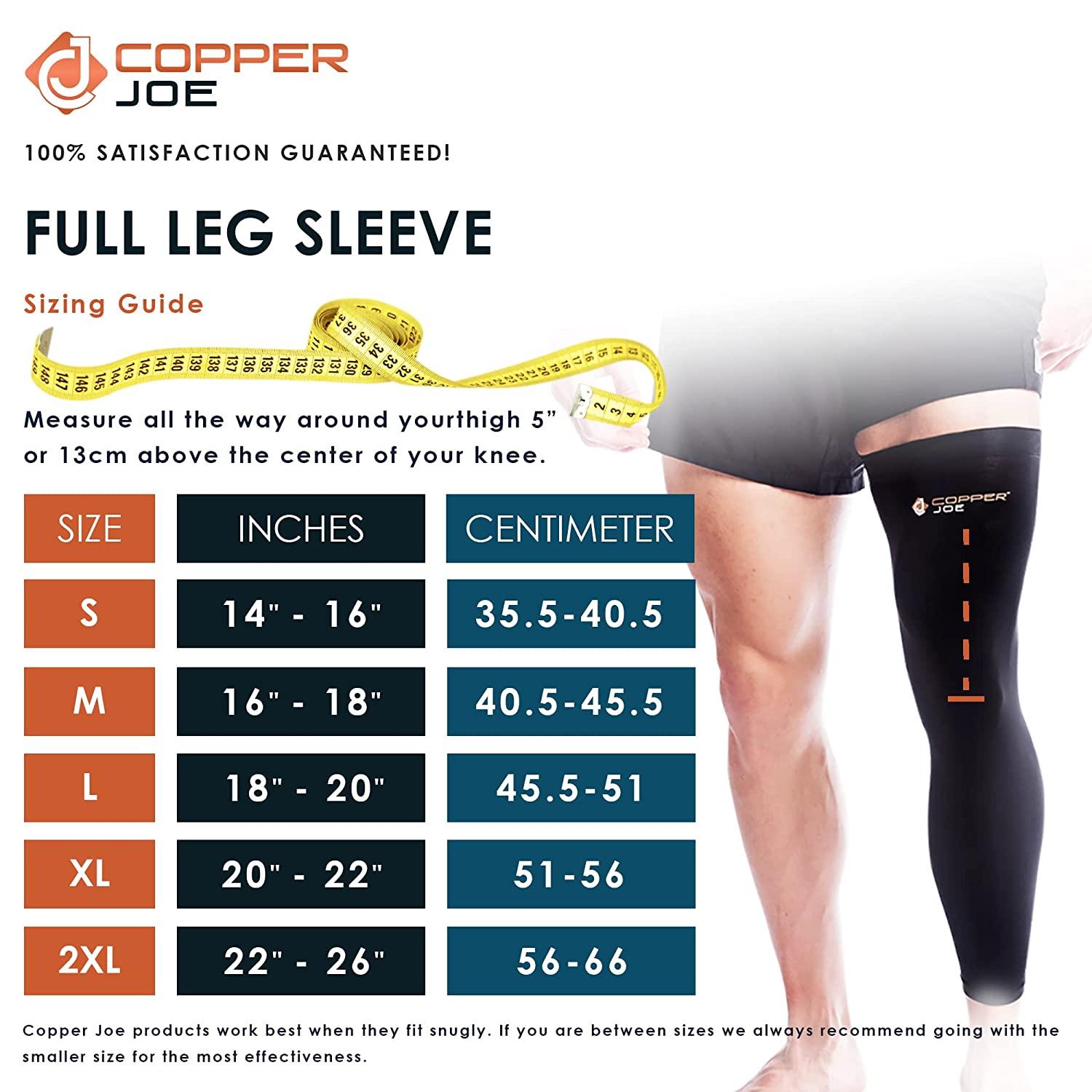 Copper Joe Full Leg Compression Sleeve