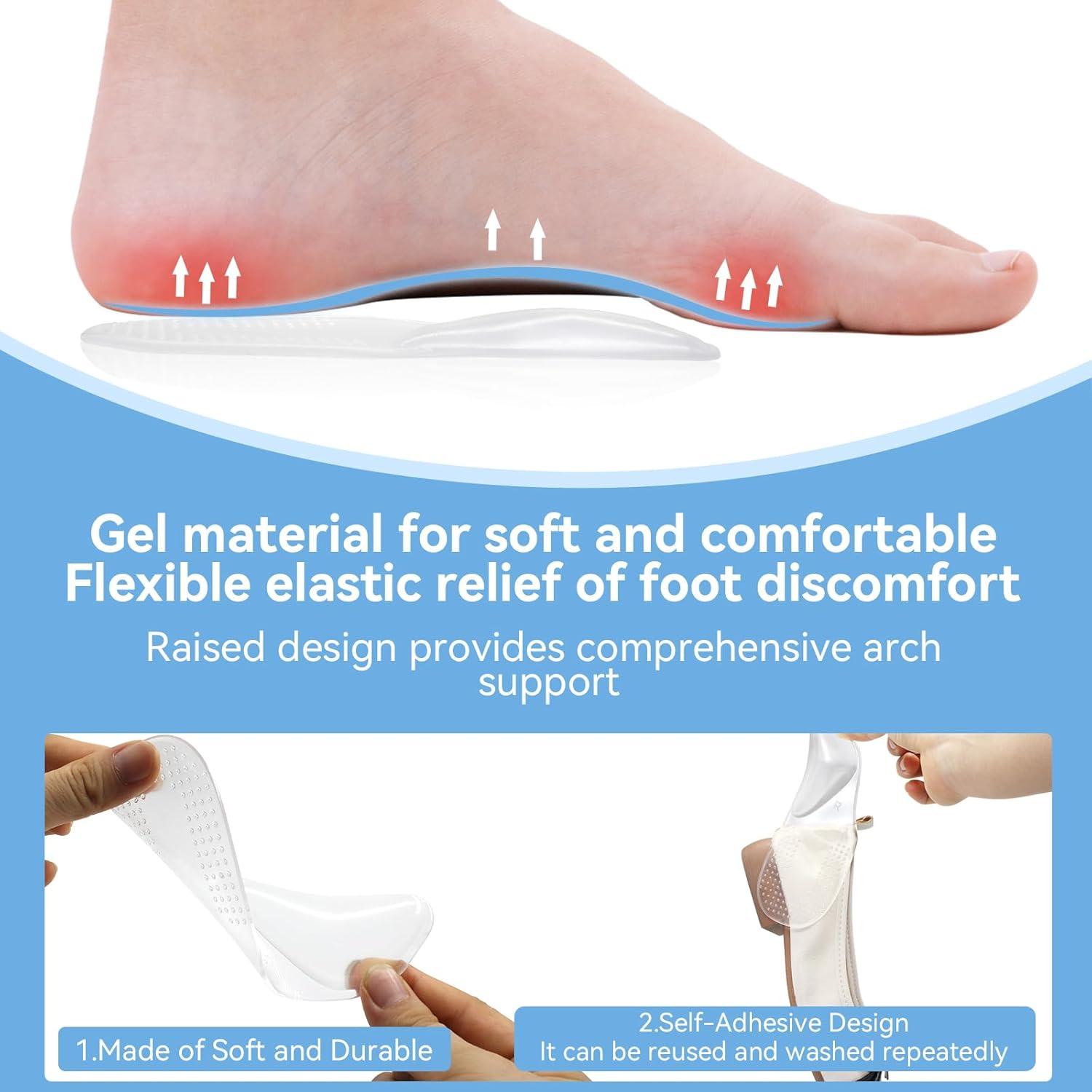 Arch Support Shoe Inserts for Plantar Fasciitis Relief Self