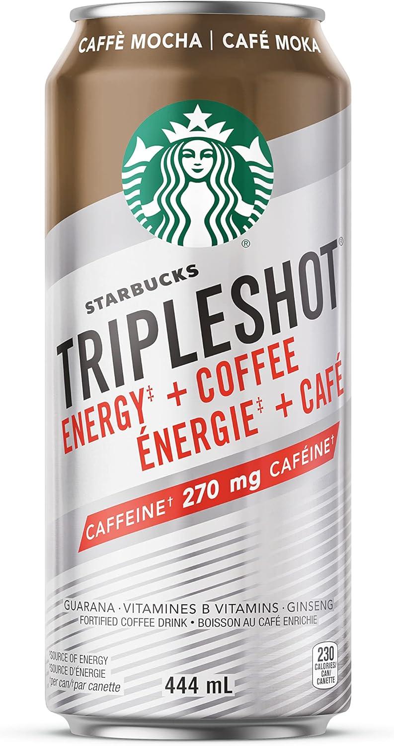 Starbucks - Canbare  Starbucks Triple Shot Caf Mocha 444 mL Cans 12 Pack | Buy