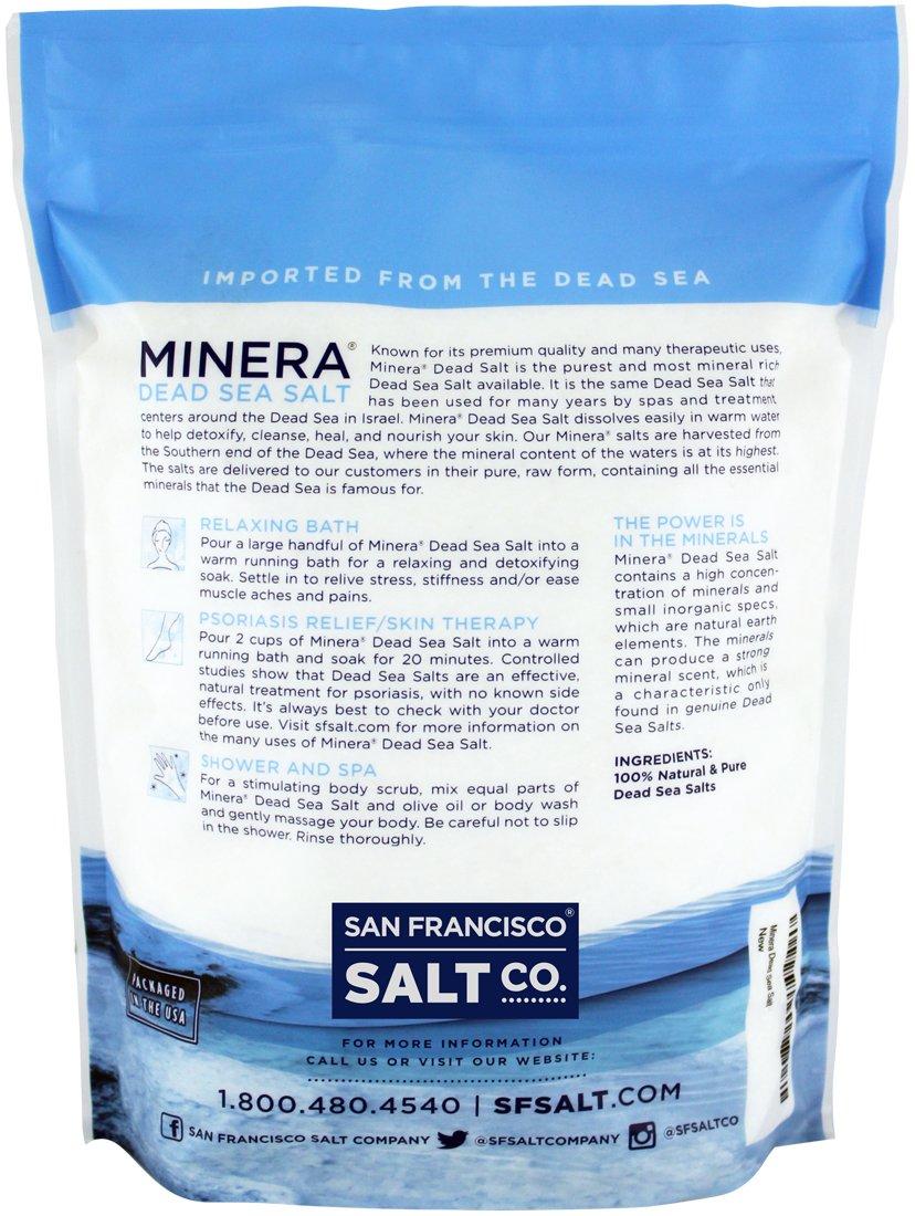 Minera Natural Dead Sea Salt 5 lbs. Bulk Fine Grain