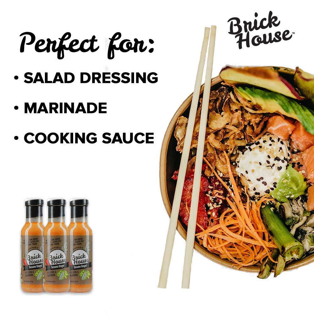 SESAME GINGER SALAD DRESSING. Vegan salad dressing with Sesame Oil