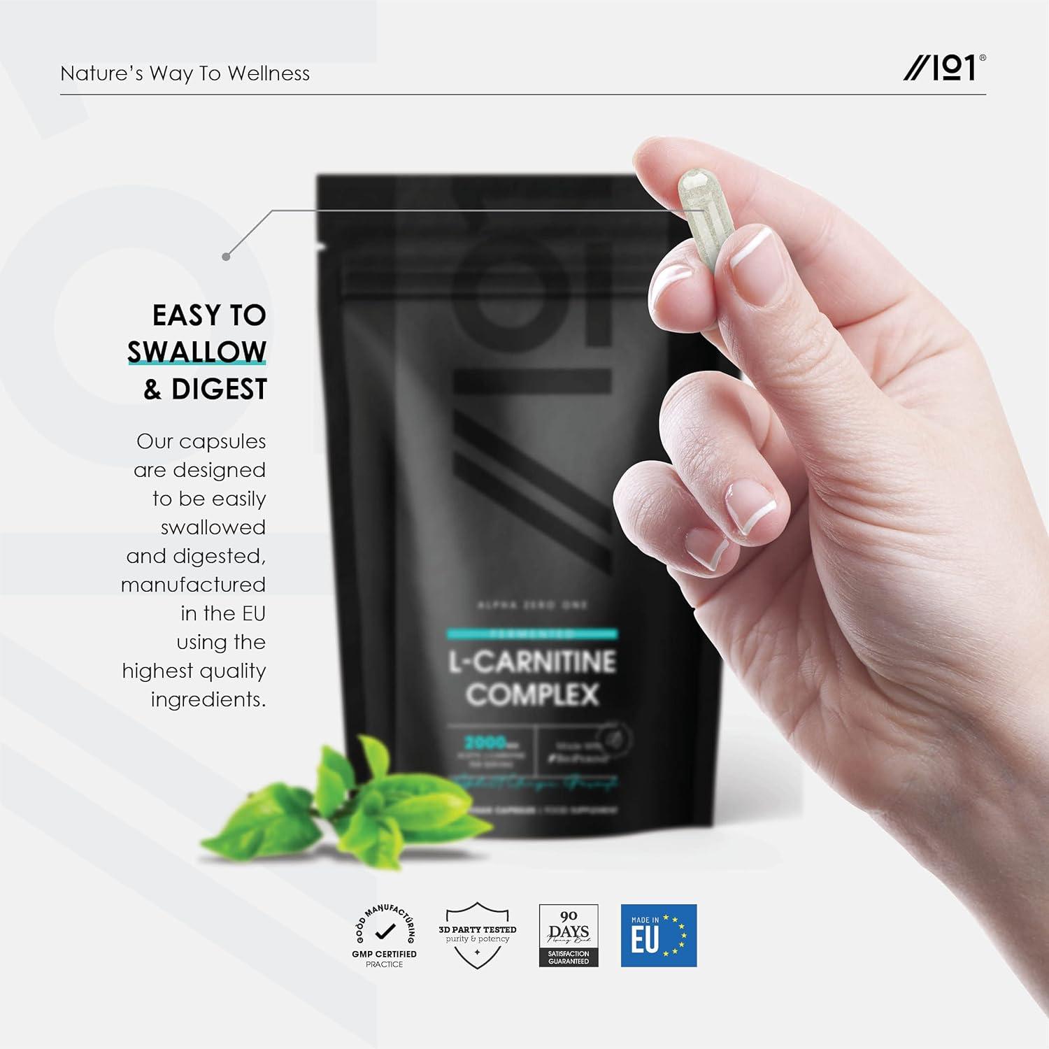 L-Carnitine 2000mg With BioPerine - 120 Capsules For Energy & Metabolism, Vegan & Non-GMO Acetyl L-Carnitine With BioPerine L-Carnitine 2000mg With BioPerine - 120 Capsules For Energy & Metabolism, Vegan & Non-GMO Acetyl L-Carnitine With BioPerine