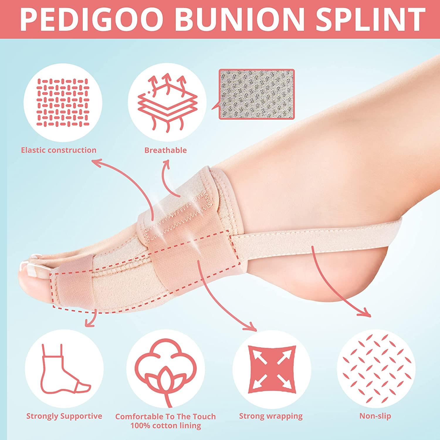PEDIGOO Bunion Corrector for Women and Men, Slip Proofing Version