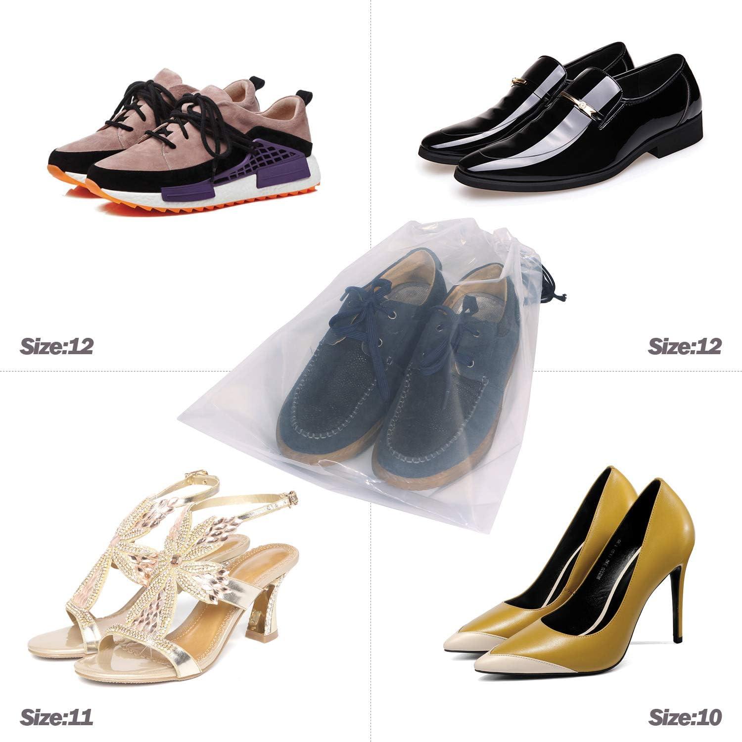 Clear plastic top women's shoes