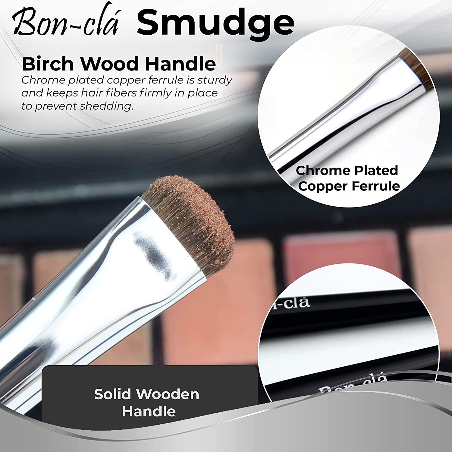 Boncl Eyeshadow Smudge Brush Perfect for Creasing, Cat Eye & Halo