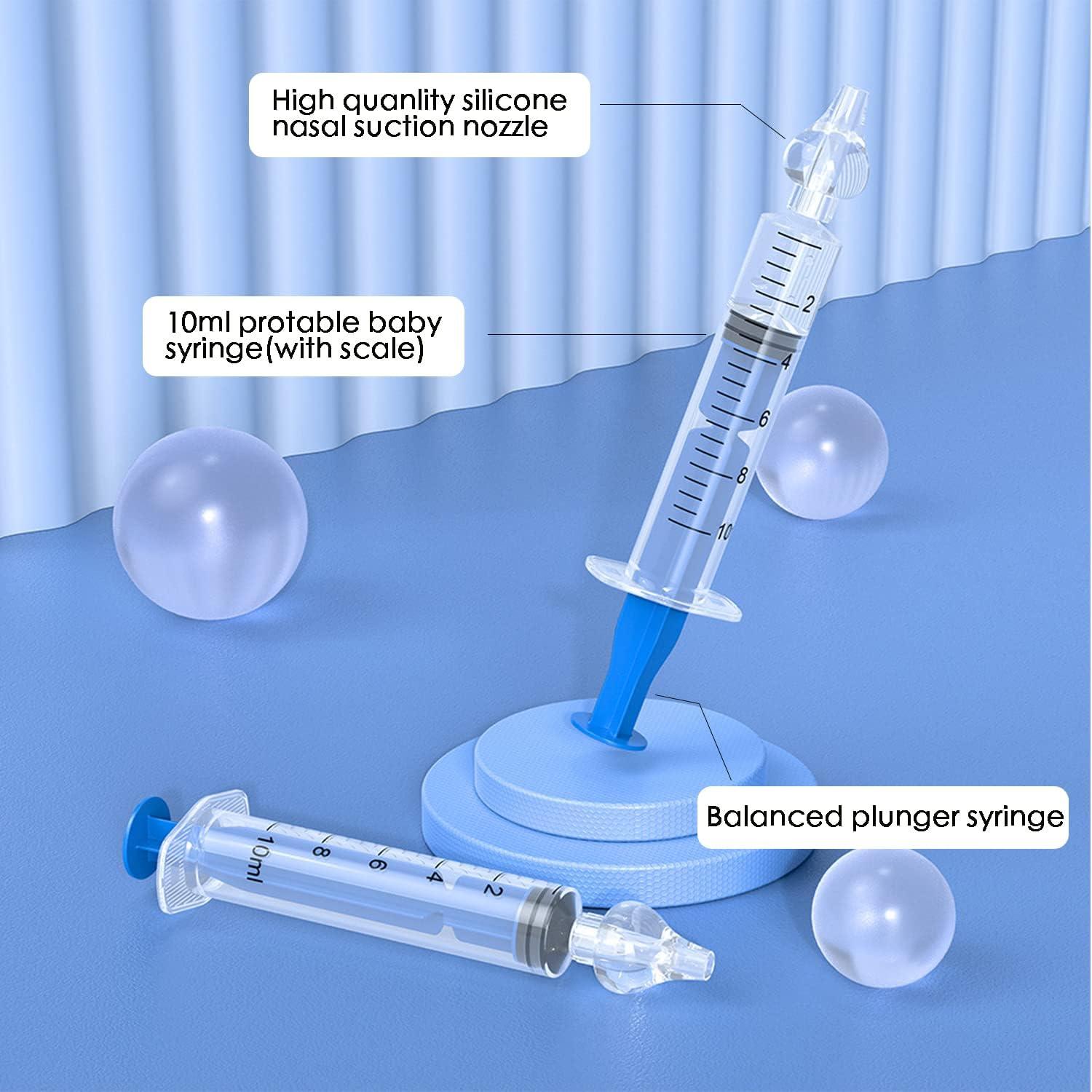 Syringe Nasal Irrigation for Baby 4PCS 10ml Baby Nasal Syringe