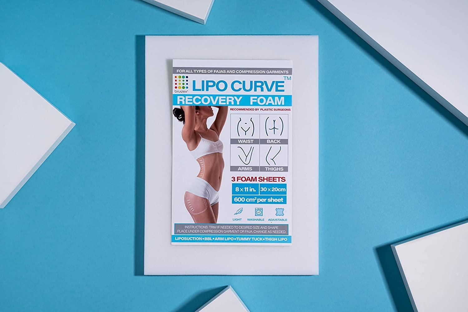 5 Sheets!!!! What A Deal! Made in USA Lipo Foam Individual Sheets 8x11in  After Surgery Liposuction Medical Grade Flexible 5 Pack