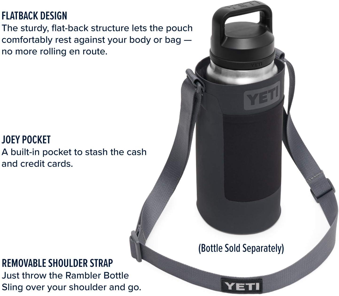 YETI Large Bottle Sling for Rambler 26 & 36 oz. Bottles - Charcoal - Fits 26 & 36 oz. - Durable & Stylish | Buy Now with Express International Delivery | GoSupps.com YETI Large Bottle Sling for Rambler 26 & 36 oz. Bottles - Charcoal - Fits 26 & 36 oz. - Durable & Stylish | Buy Now with Express International Delivery | GoSupps.com
