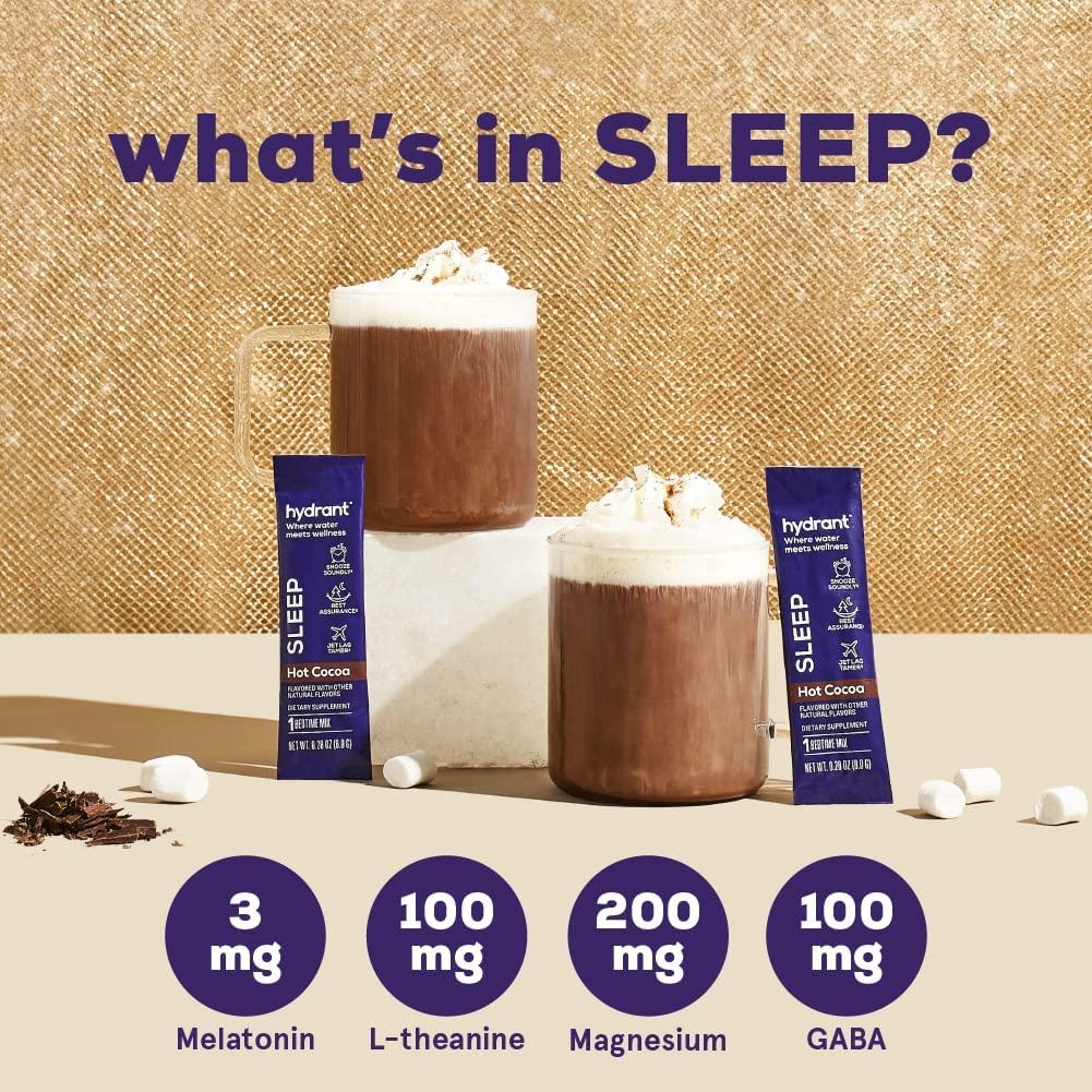 Hydrant Sleep Hydration Powder Rest and Recovery Drink Mix Fast