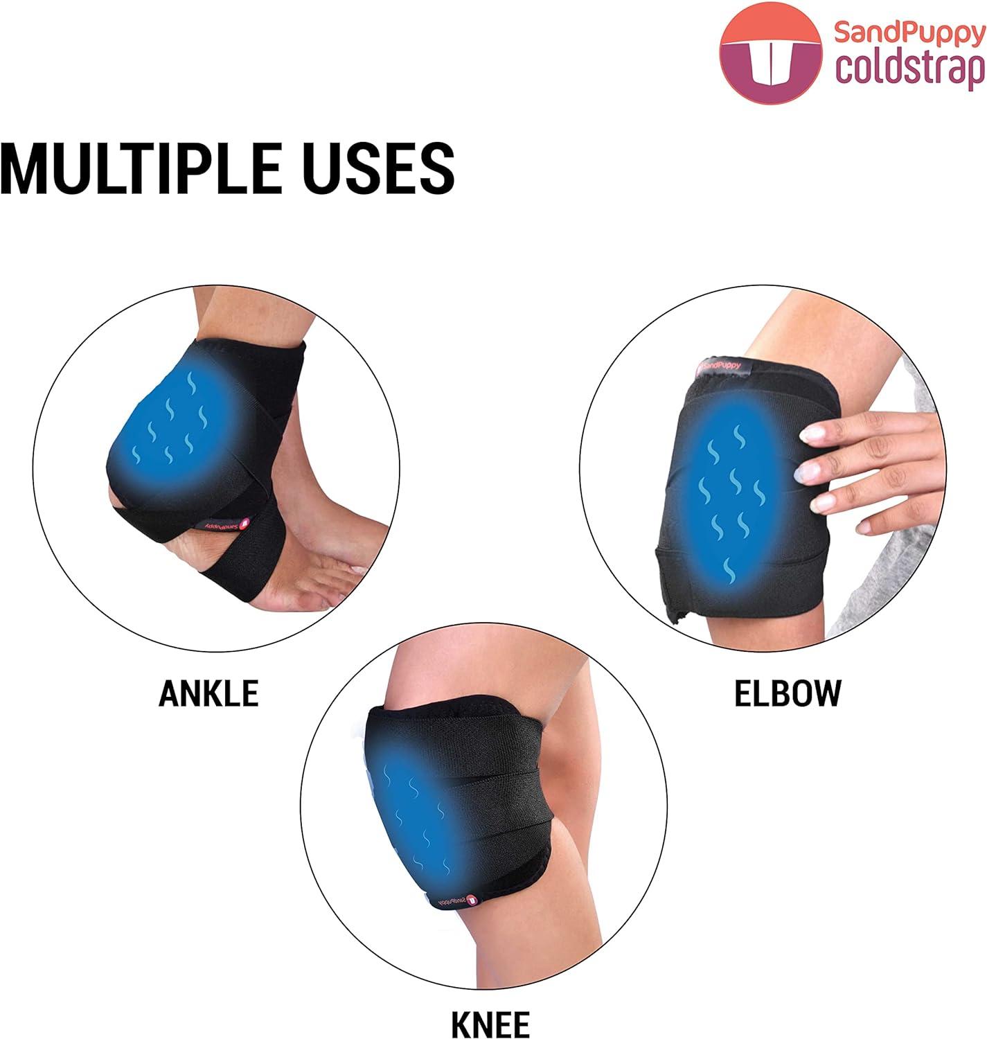 Sandpuppy Coldstrap Ice Pack for Injuries Reusable Knee Ice Pack