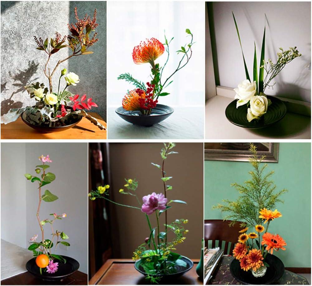 Japanese Ikebana Fixture Plastic Flower Base Holder Floral Pin Kenzan -  AliExpress