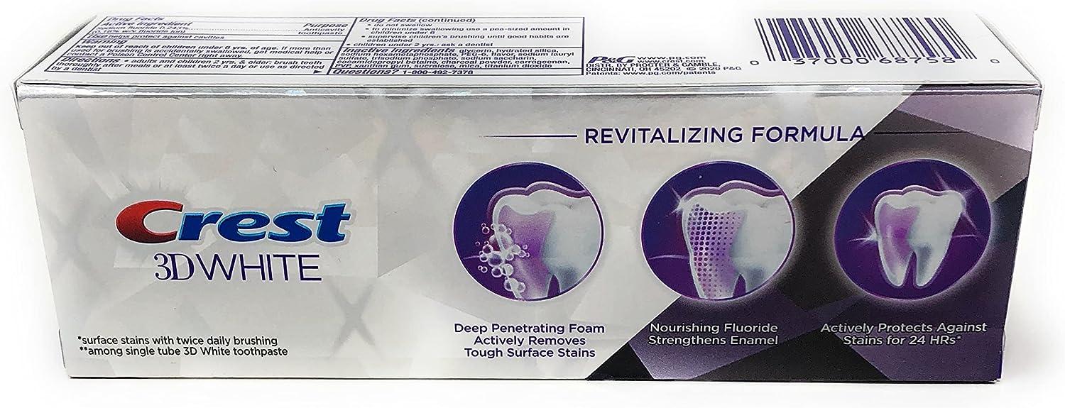 Crest 3D White Brilliance Charcoal Toothpaste