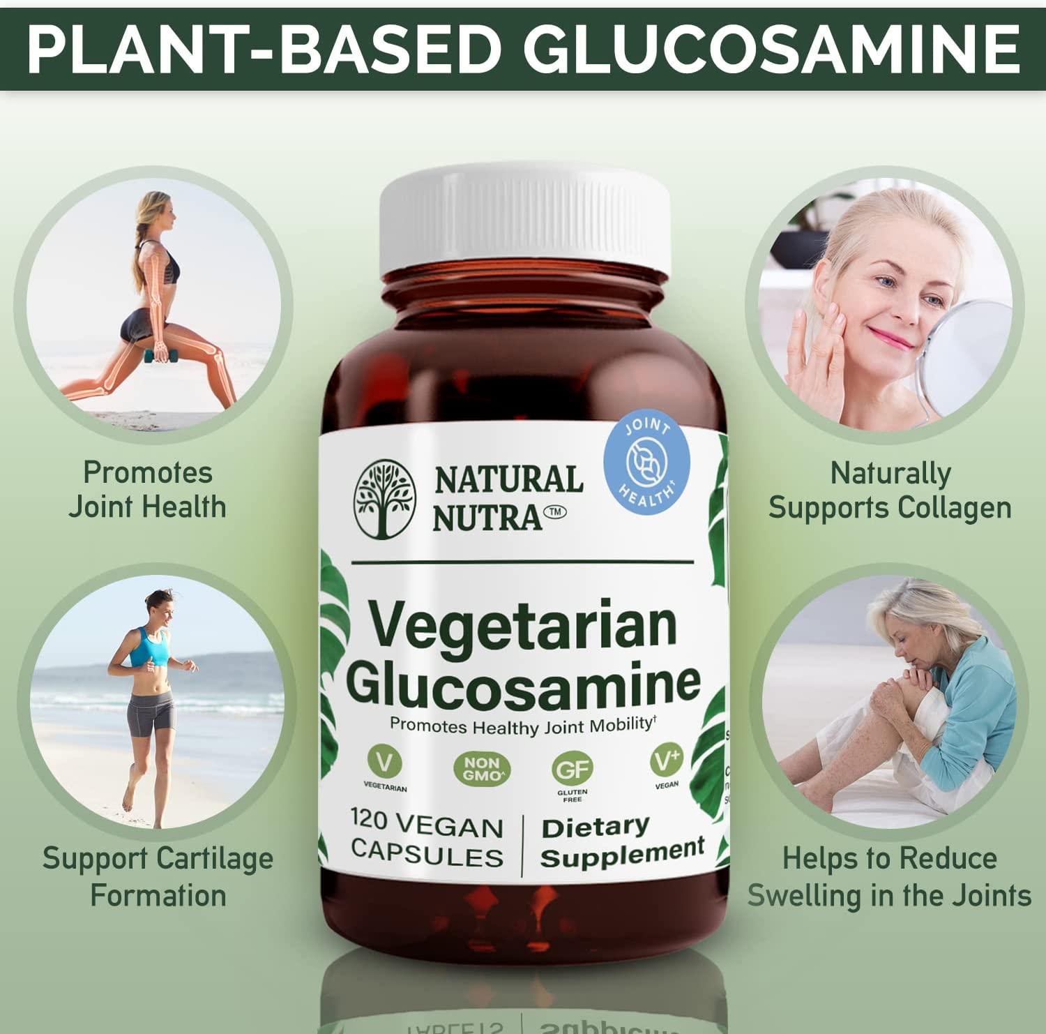Natural Nutra Vegan and Vegetarian Glucosamine Hydrochloride for Men