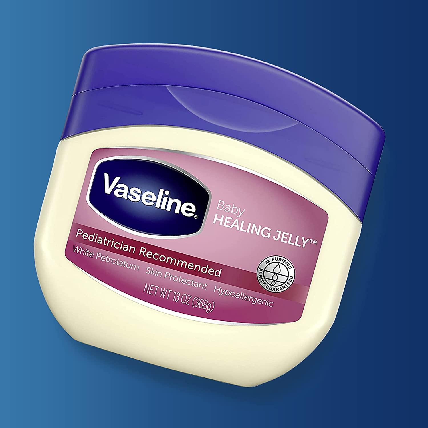 Vaseline Baby 100 Pure Petroleum Jelly 2 Pack, 13 oz ea