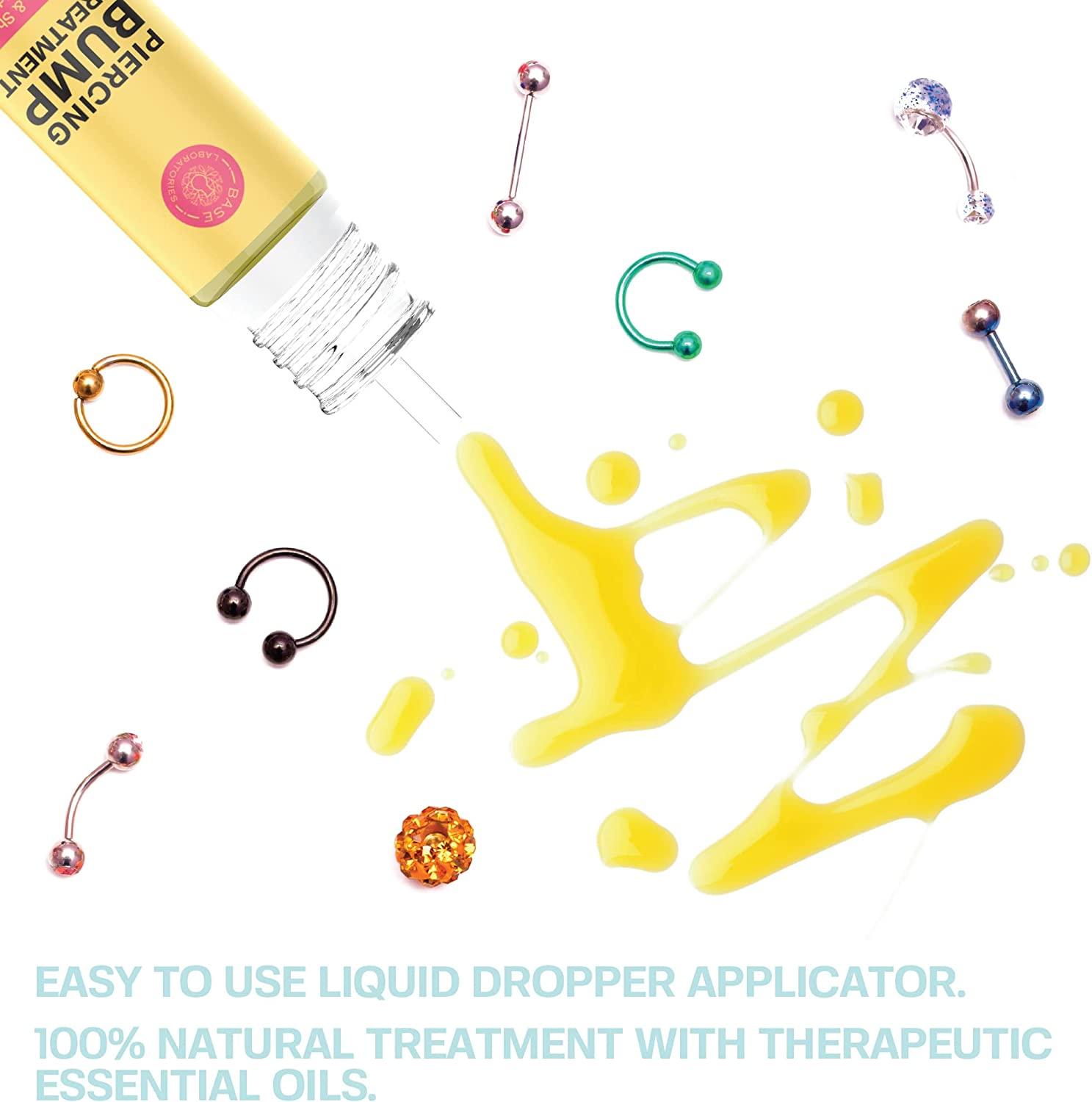 Base Labs Piercing Bump Treatment Keloid Removal Drops with Lavender