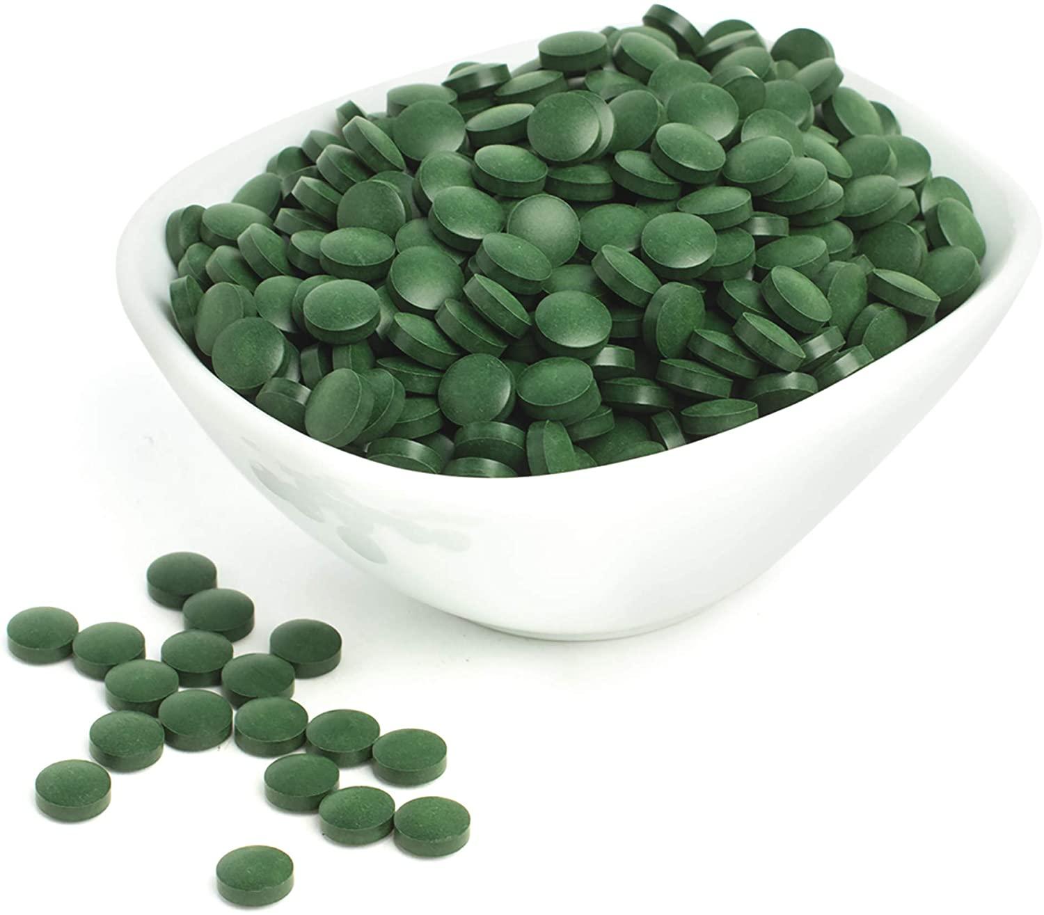 Sunfood Spirulina & Chlorella Super Algae Tablets 250 mg 456 Tablets