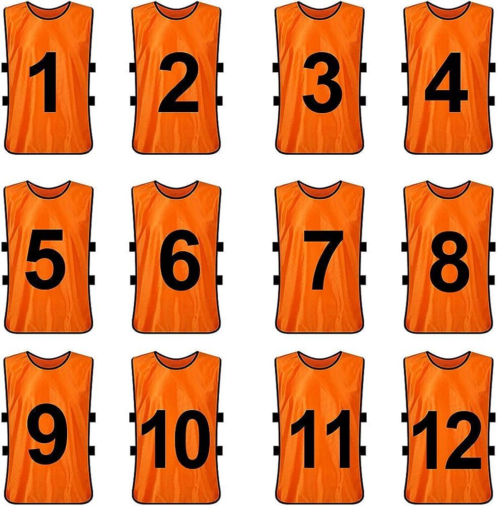 Toptan Polyester özel futbol örgü Scrimmage eğitim yelekler futbol Pinnies futbo