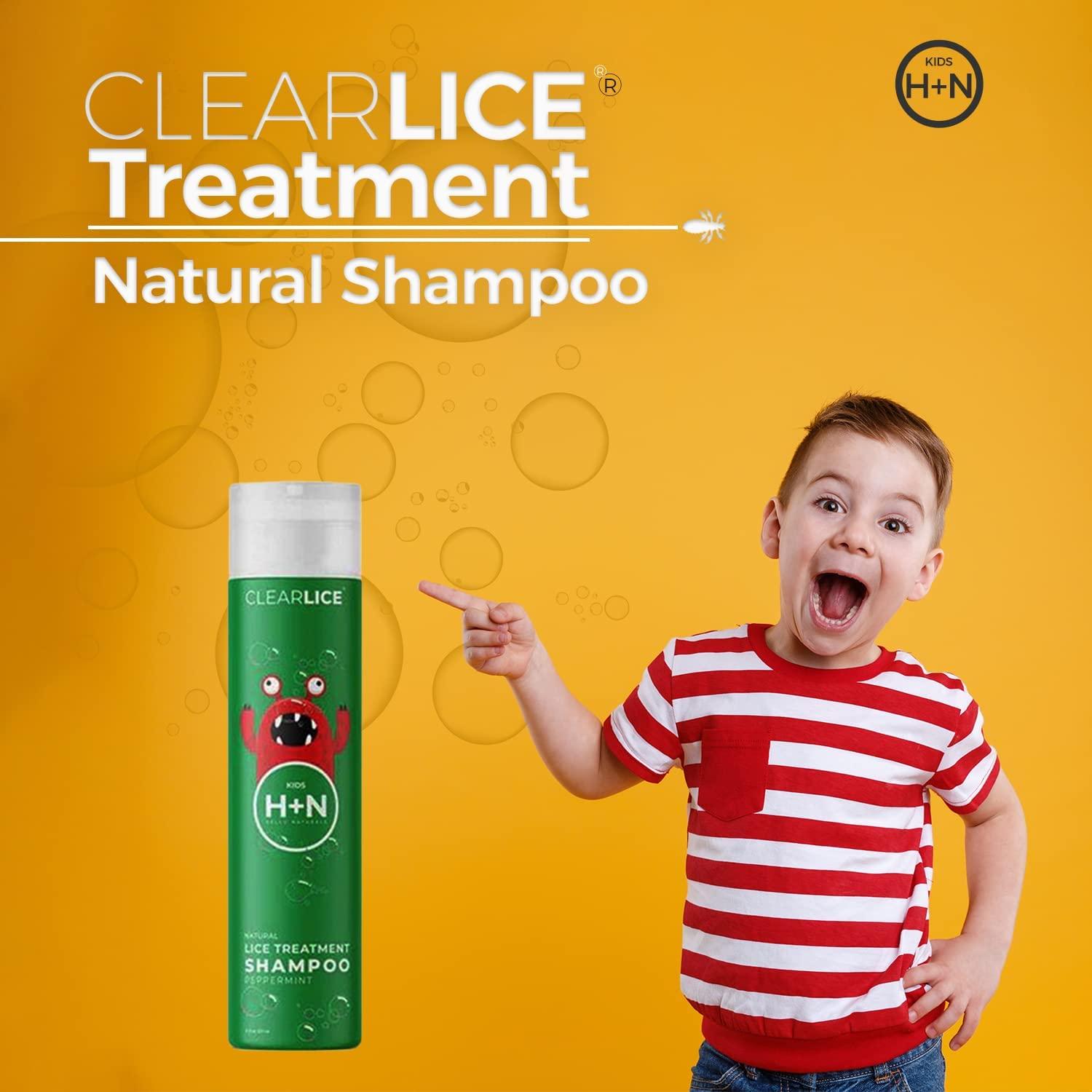 ClearLice Hair Lice Treatment Shampoo Natural & Effective One Day