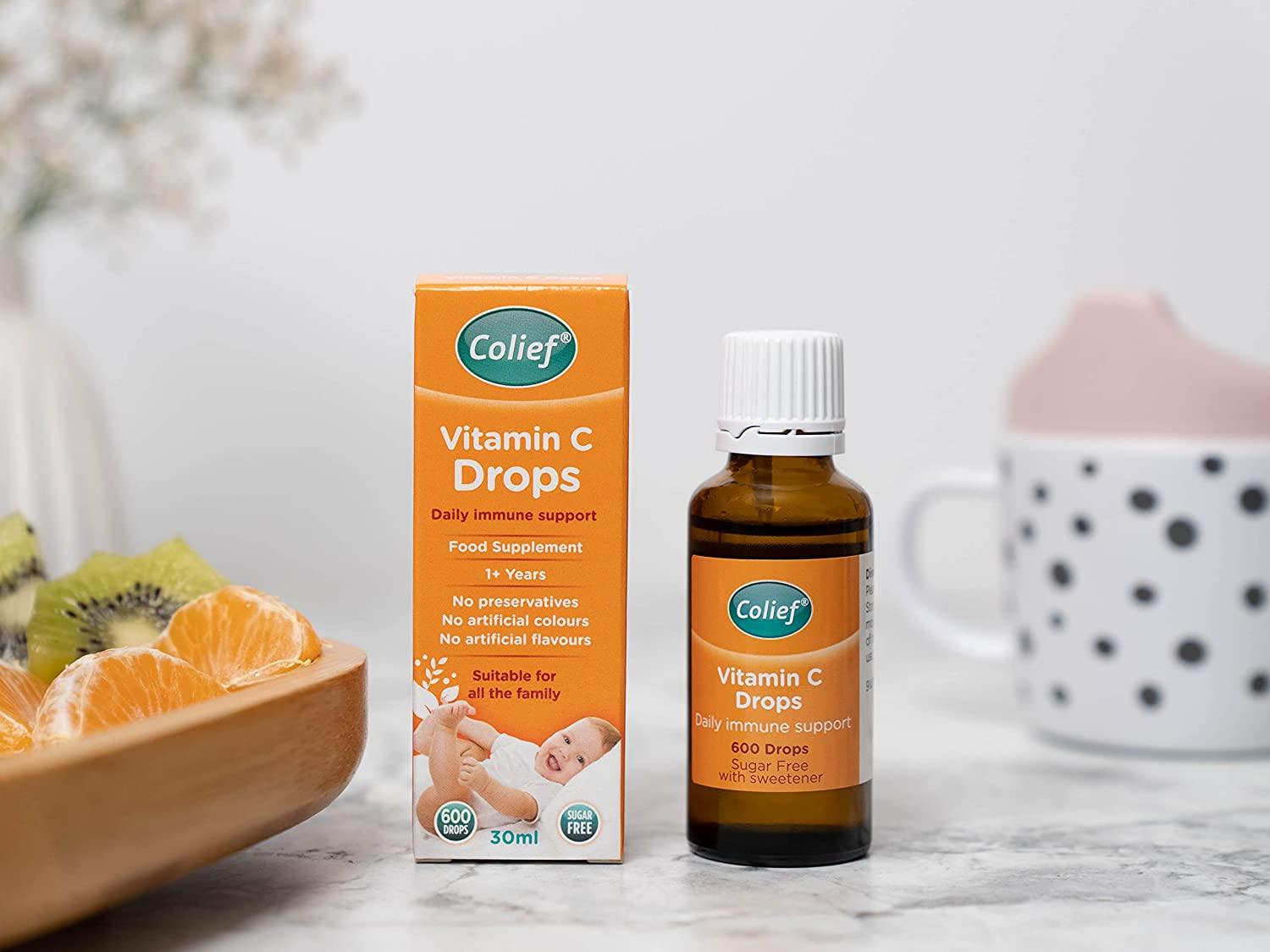 Colief Vitamin C Drops for Babies Daily Immune Support for Infants