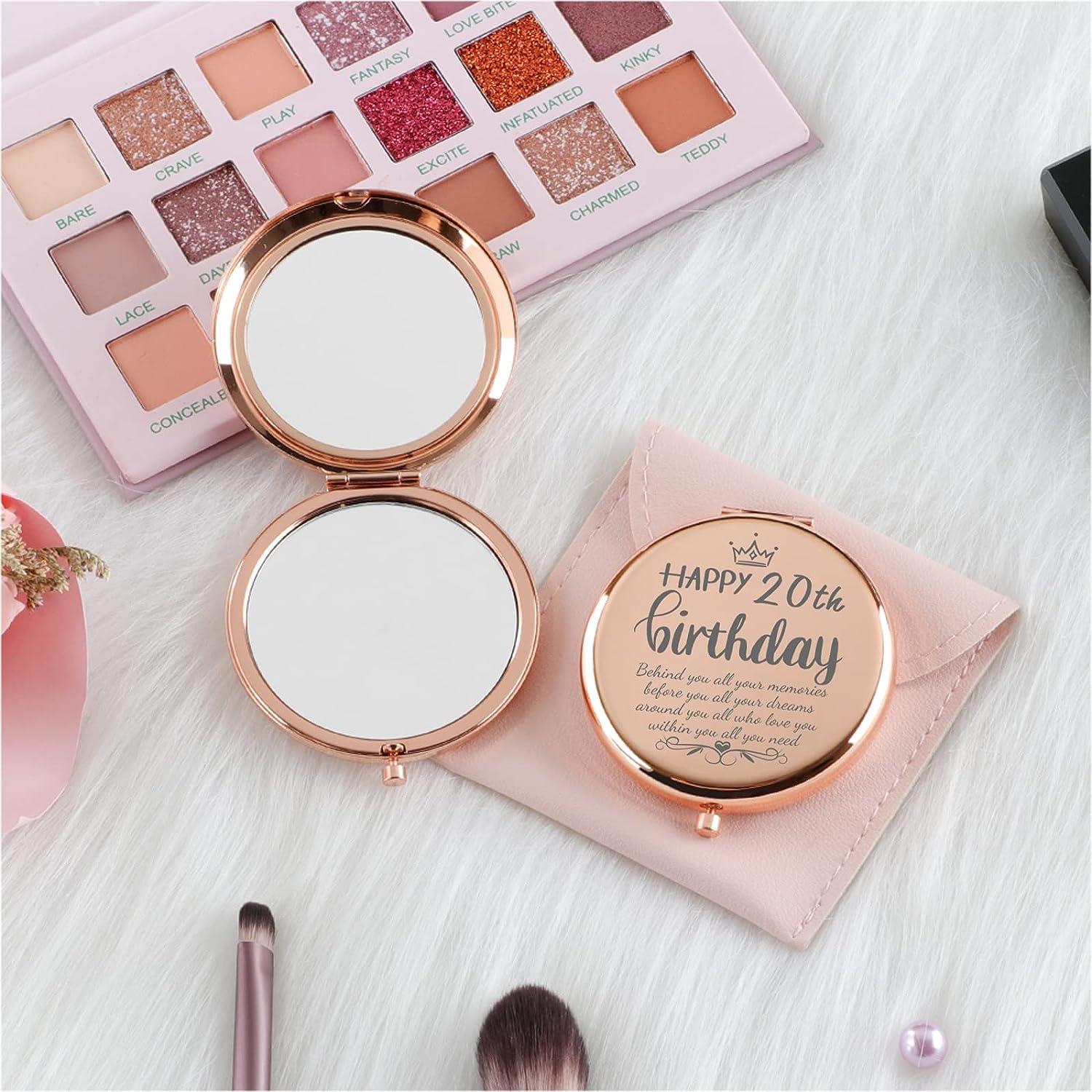 Gift for 20 Year Old Female Pink Handheld Portable Magnifying