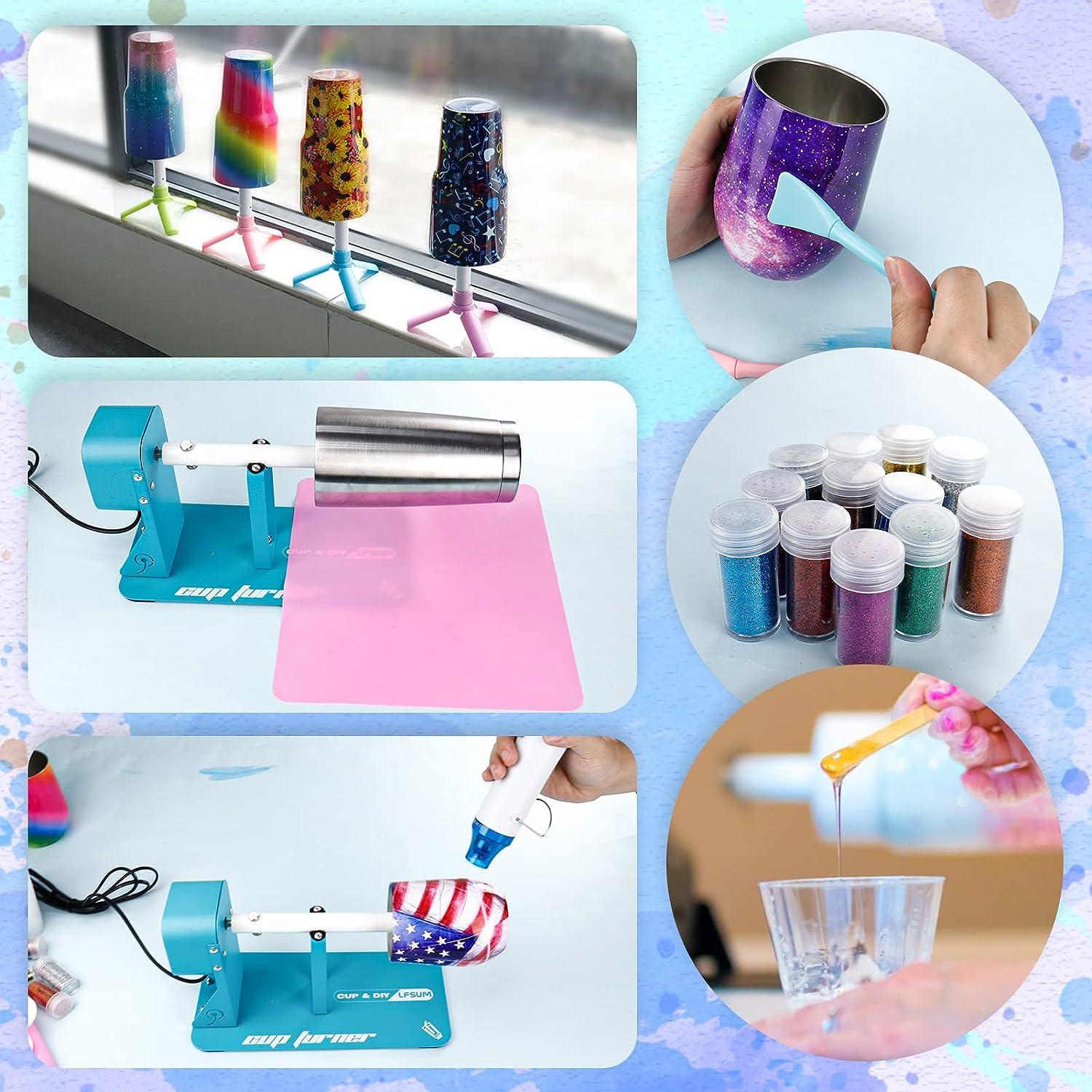 Cup Turner for Crafts Tumbler Tumbler Turner DIY Glitter Epoxy Resin