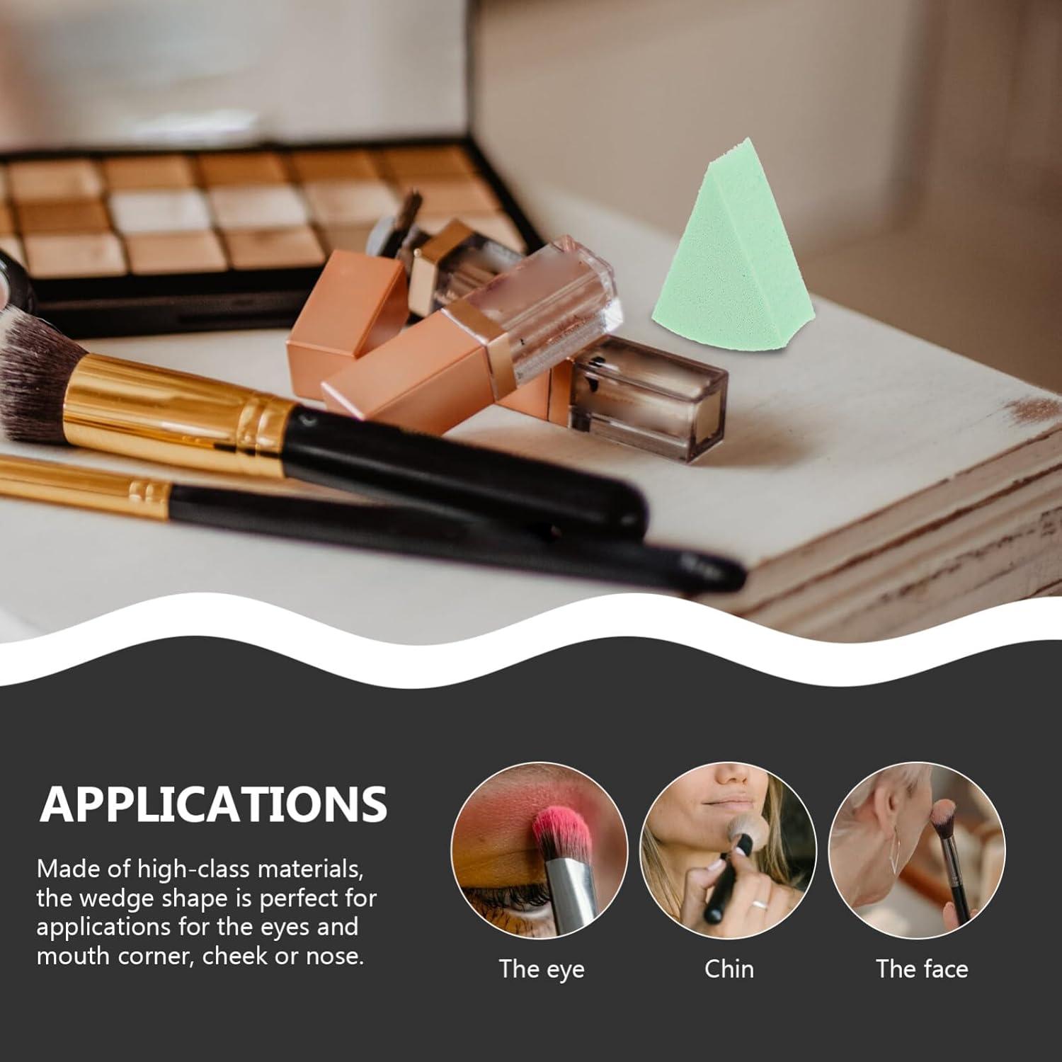 2 Sets Triangular Sponge Puff foundation puff face triangle puff ...
