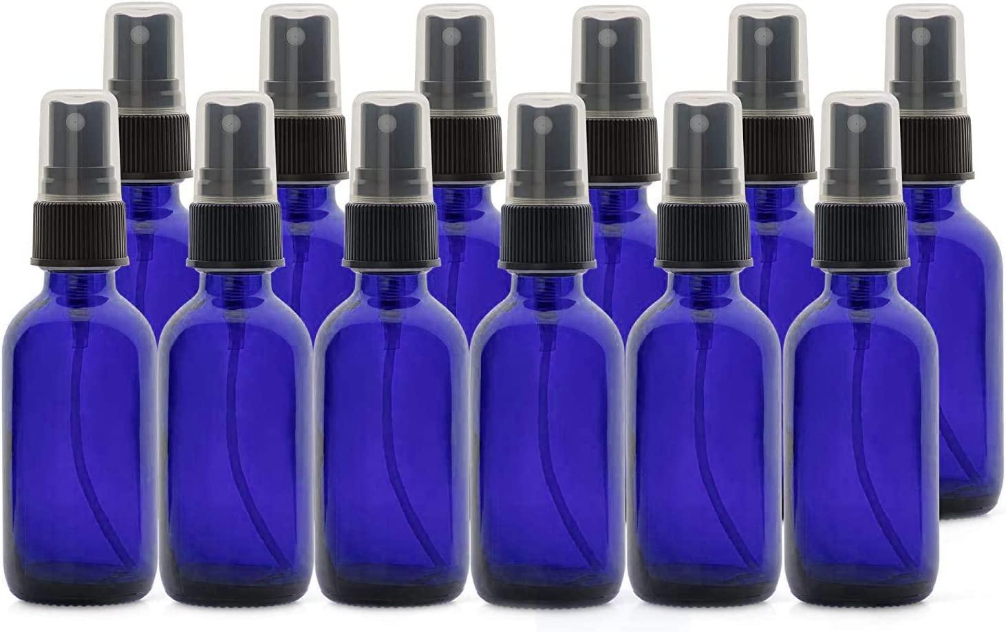 High Quality Essential Oil blue glass Spray Bottles two pack. 2