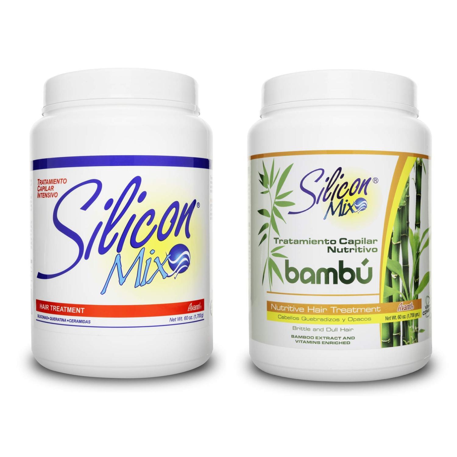 Combo  Silicon Mix 60oz + Silicon Mix Bamb 60oz - Hair Treatment