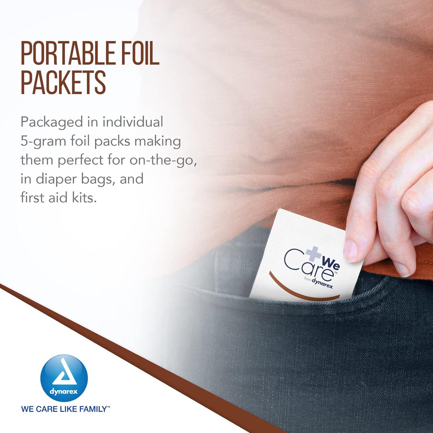 Dynarex Vitamins A & D Ointment 144 Skin Protectant Packets Diaper